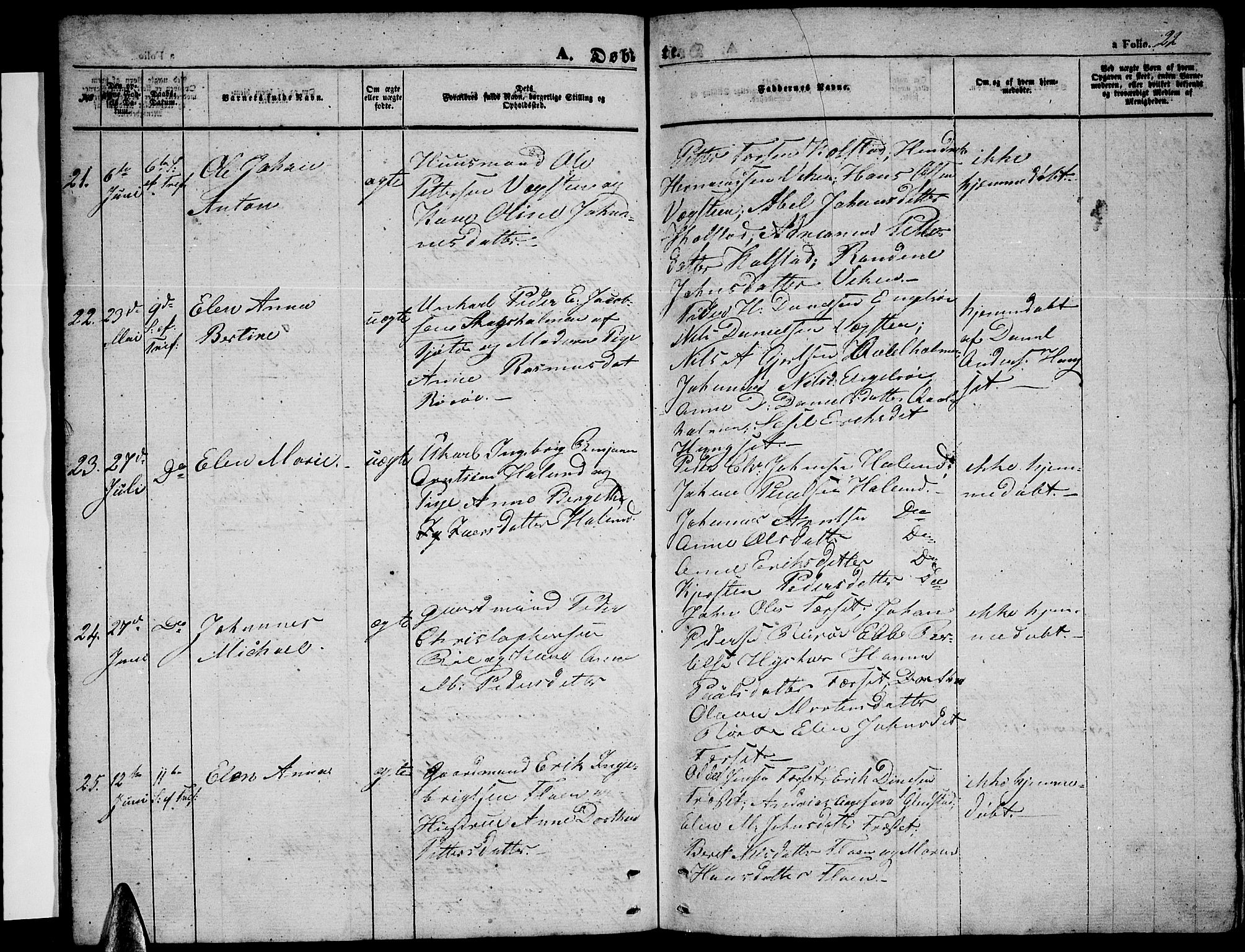 Ministerialprotokoller, klokkerbøker og fødselsregistre - Nordland, AV/SAT-A-1459/816/L0251: Klokkerbok nr. 816C01, 1852-1870, s. 22