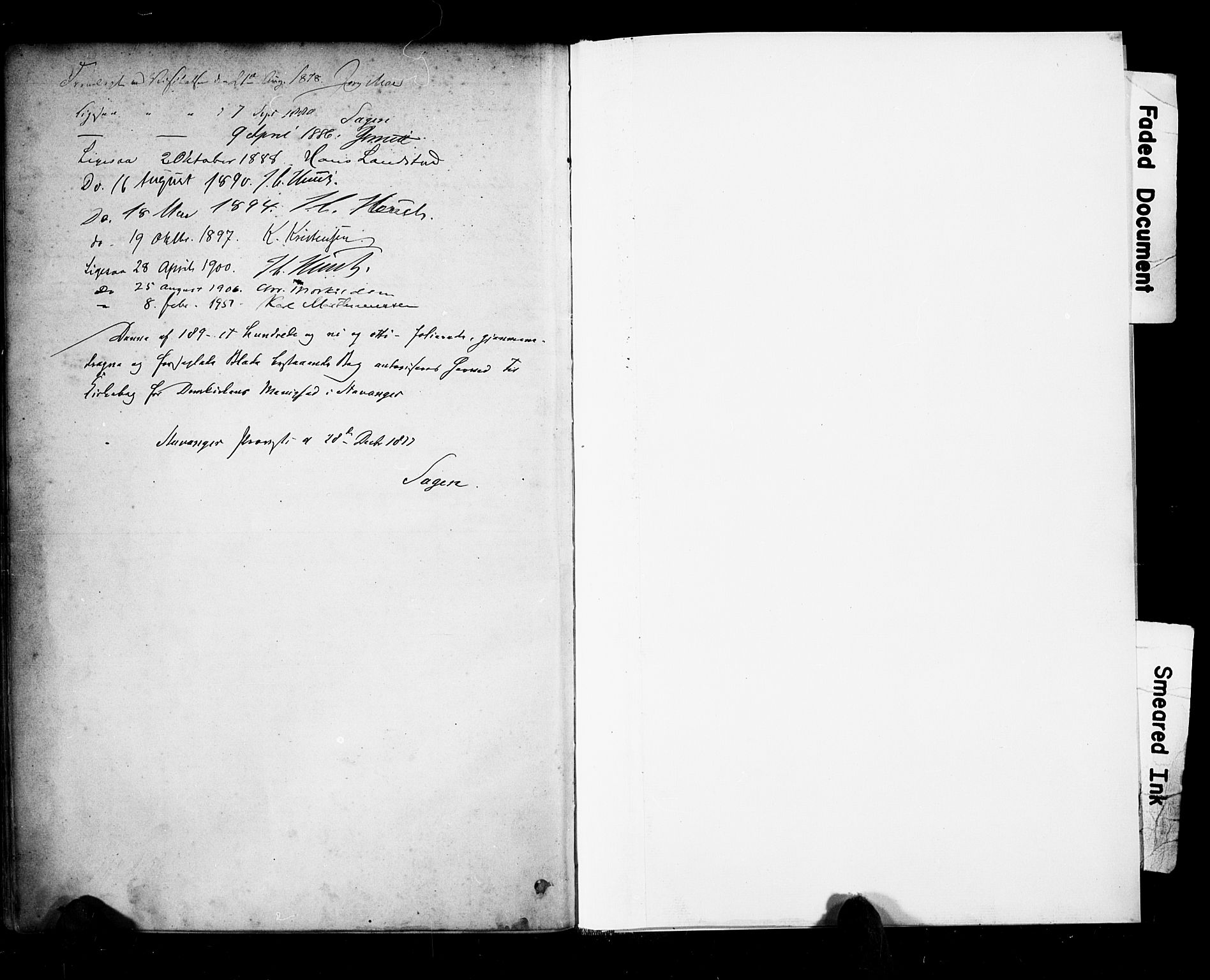 Domkirken sokneprestkontor, AV/SAST-A-101812/001/30/30BA/L0029: Ministerialbok nr. A 28, 1878-1904