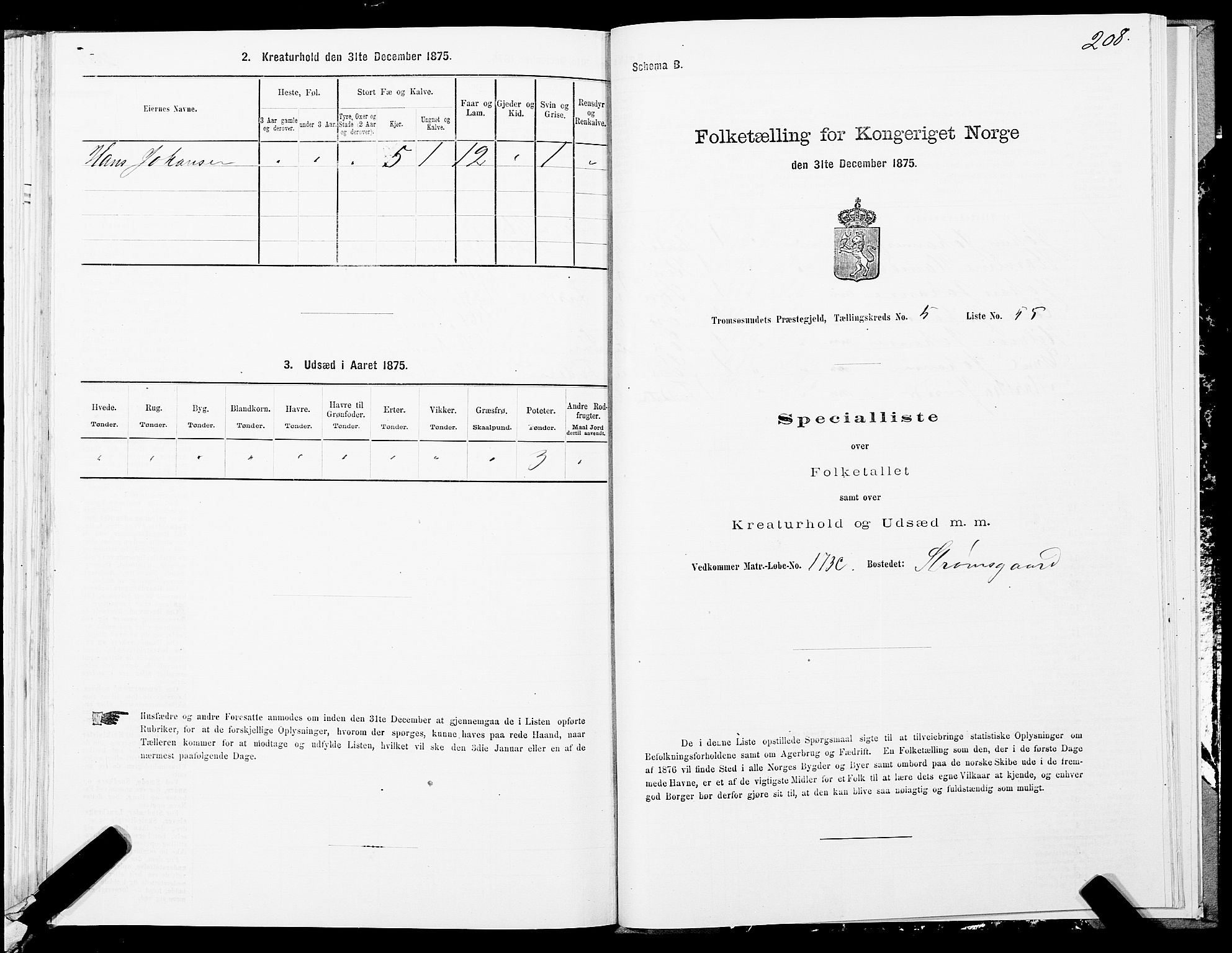 SATØ, Folketelling 1875 for 1934P Tromsøysund prestegjeld, 1875, s. 3208