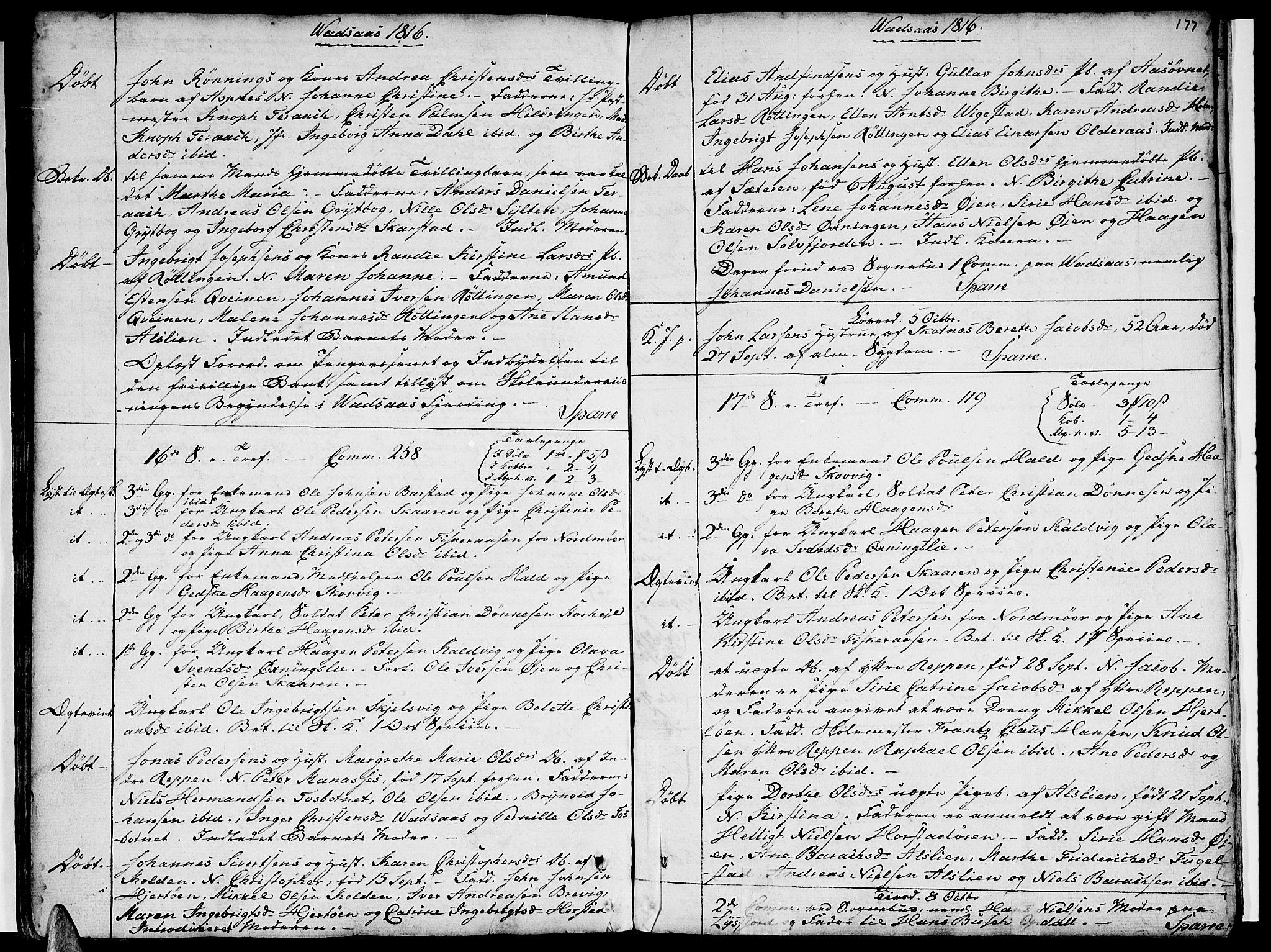 Ministerialprotokoller, klokkerbøker og fødselsregistre - Nordland, AV/SAT-A-1459/810/L0137: Ministerialbok nr. 810A01, 1752-1817, s. 177