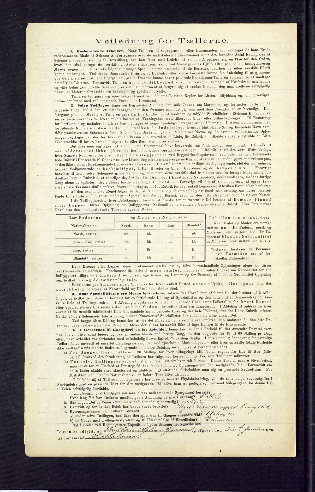 SAKO, Folketelling 1875 for 0820P Lunde prestegjeld, 1875, s. 8