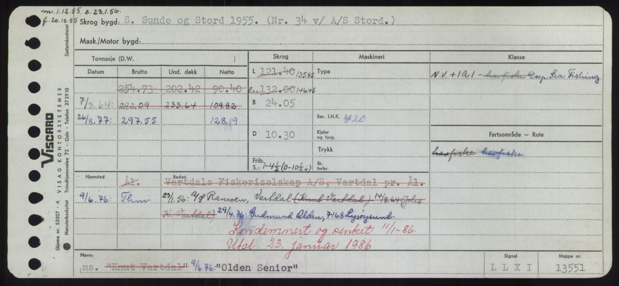 Sjøfartsdirektoratet med forløpere, Skipsmålingen, RA/S-1627/H/Hd/L0028: Fartøy, O, s. 199