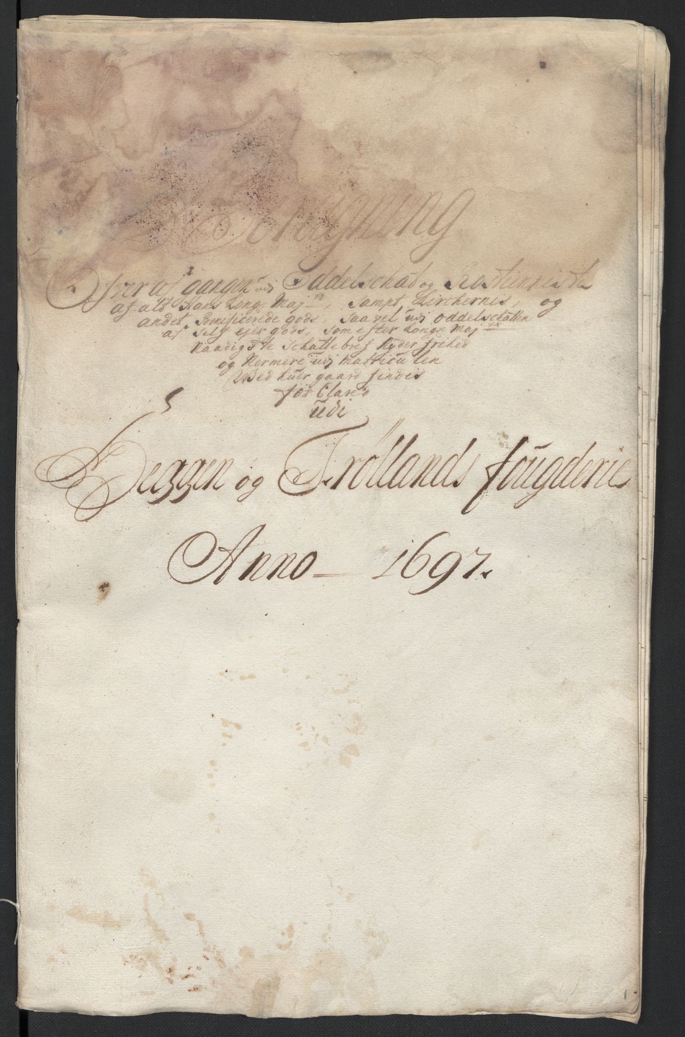 Rentekammeret inntil 1814, Reviderte regnskaper, Fogderegnskap, AV/RA-EA-4092/R07/L0287: Fogderegnskap Rakkestad, Heggen og Frøland, 1697, s. 334