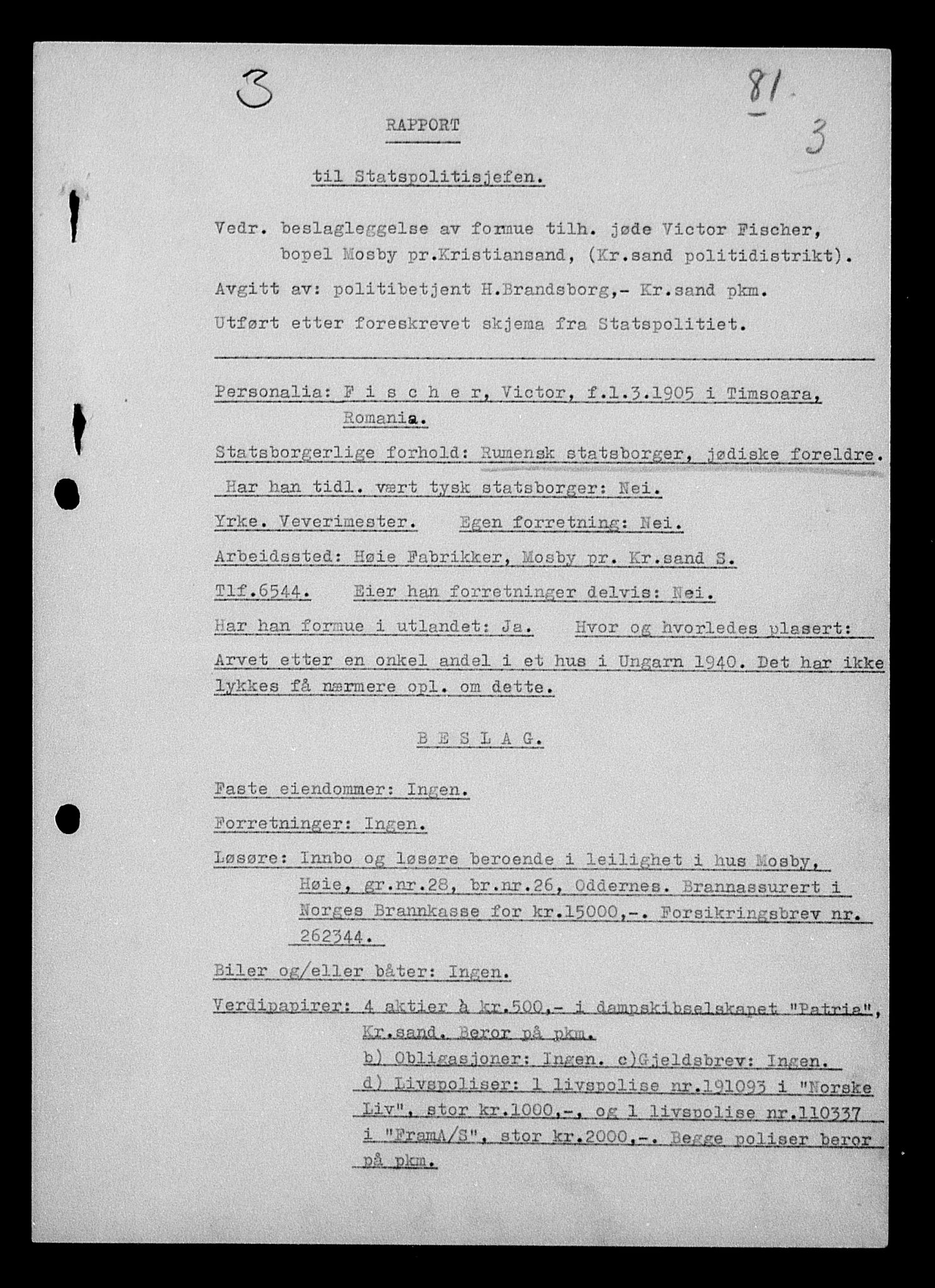 Justisdepartementet, Tilbakeføringskontoret for inndratte formuer, AV/RA-S-1564/H/Hc/Hcd/L0995: --, 1945-1947, s. 372
