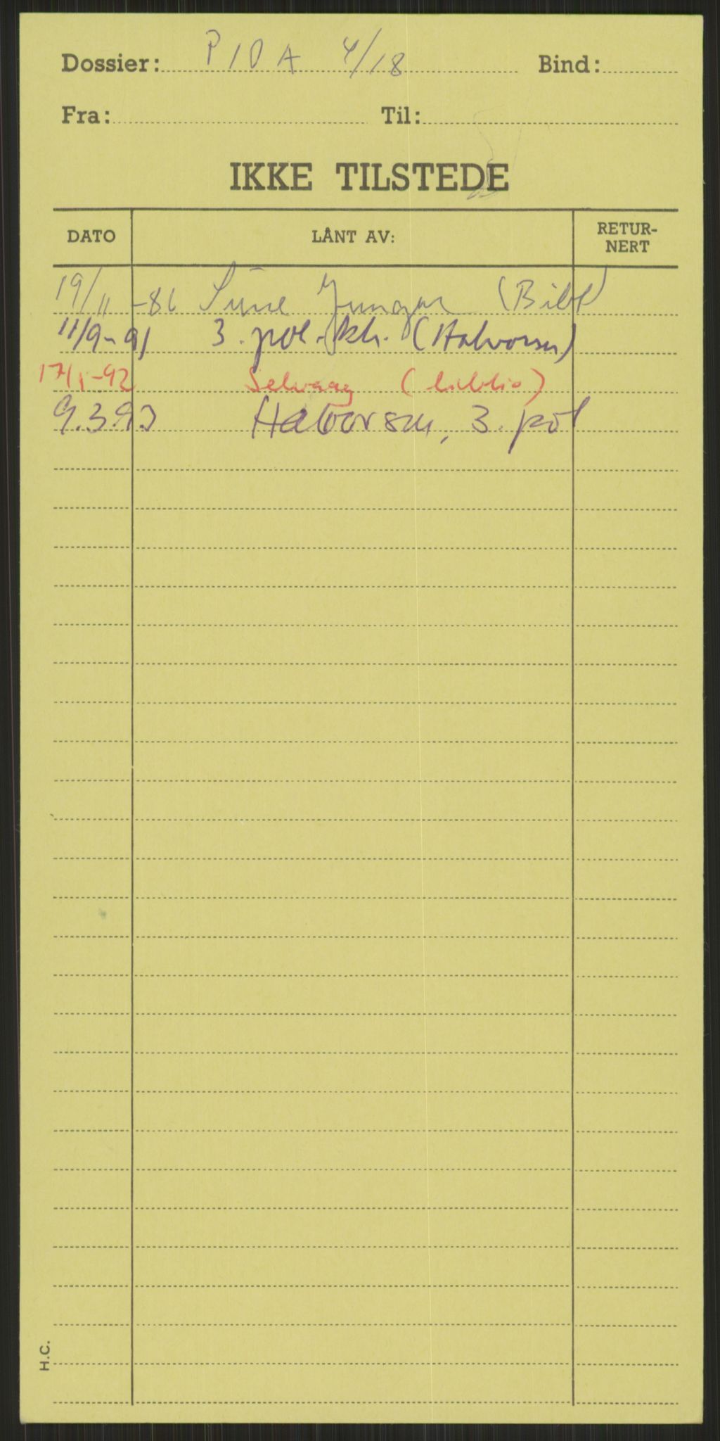 Utenriksdepartementet, AV/RA-S-2259, 1918-1921, s. 3