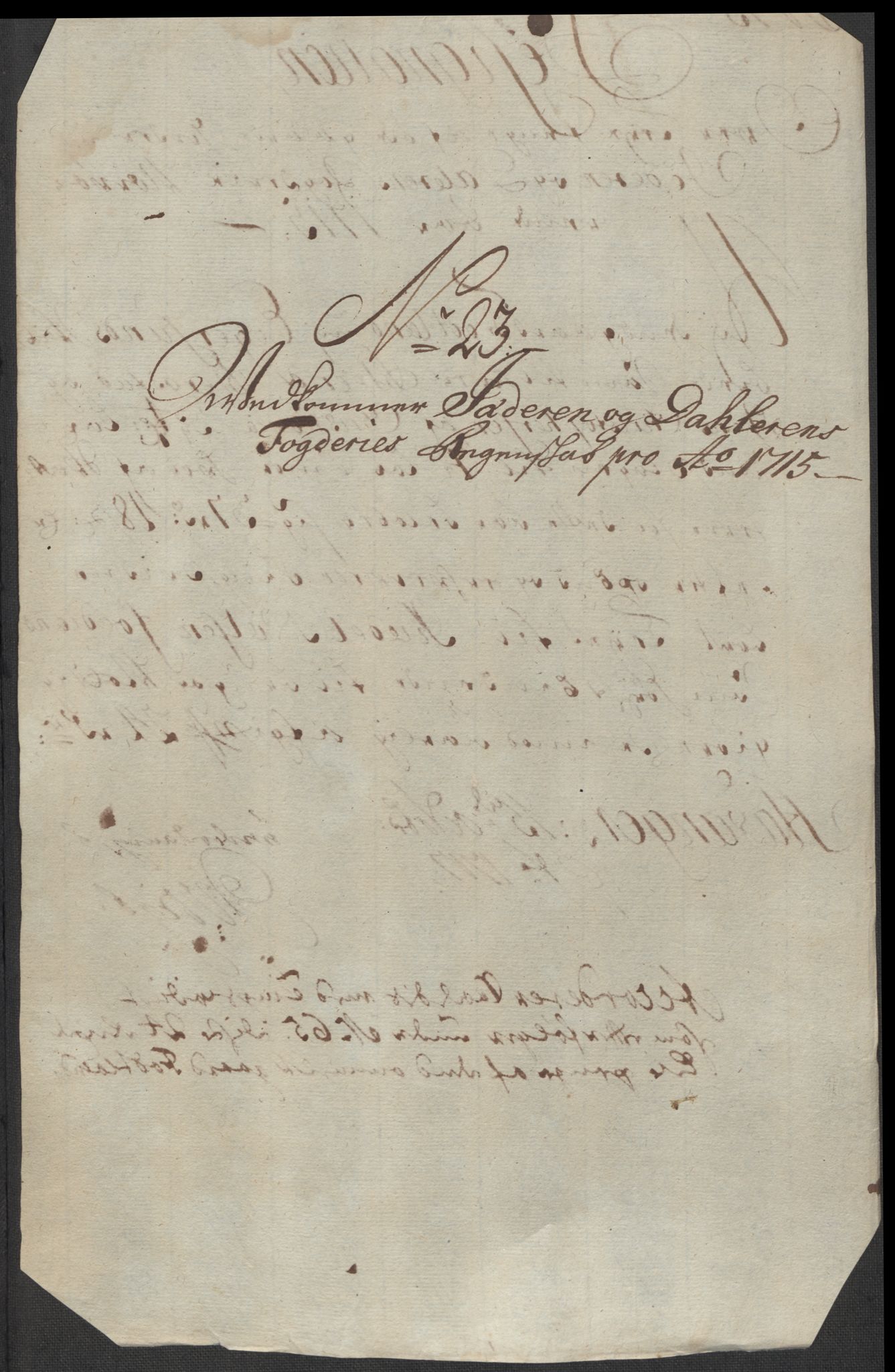 Rentekammeret inntil 1814, Reviderte regnskaper, Fogderegnskap, RA/EA-4092/R46/L2740: Fogderegnskap Jæren og Dalane, 1715-1716, s. 132