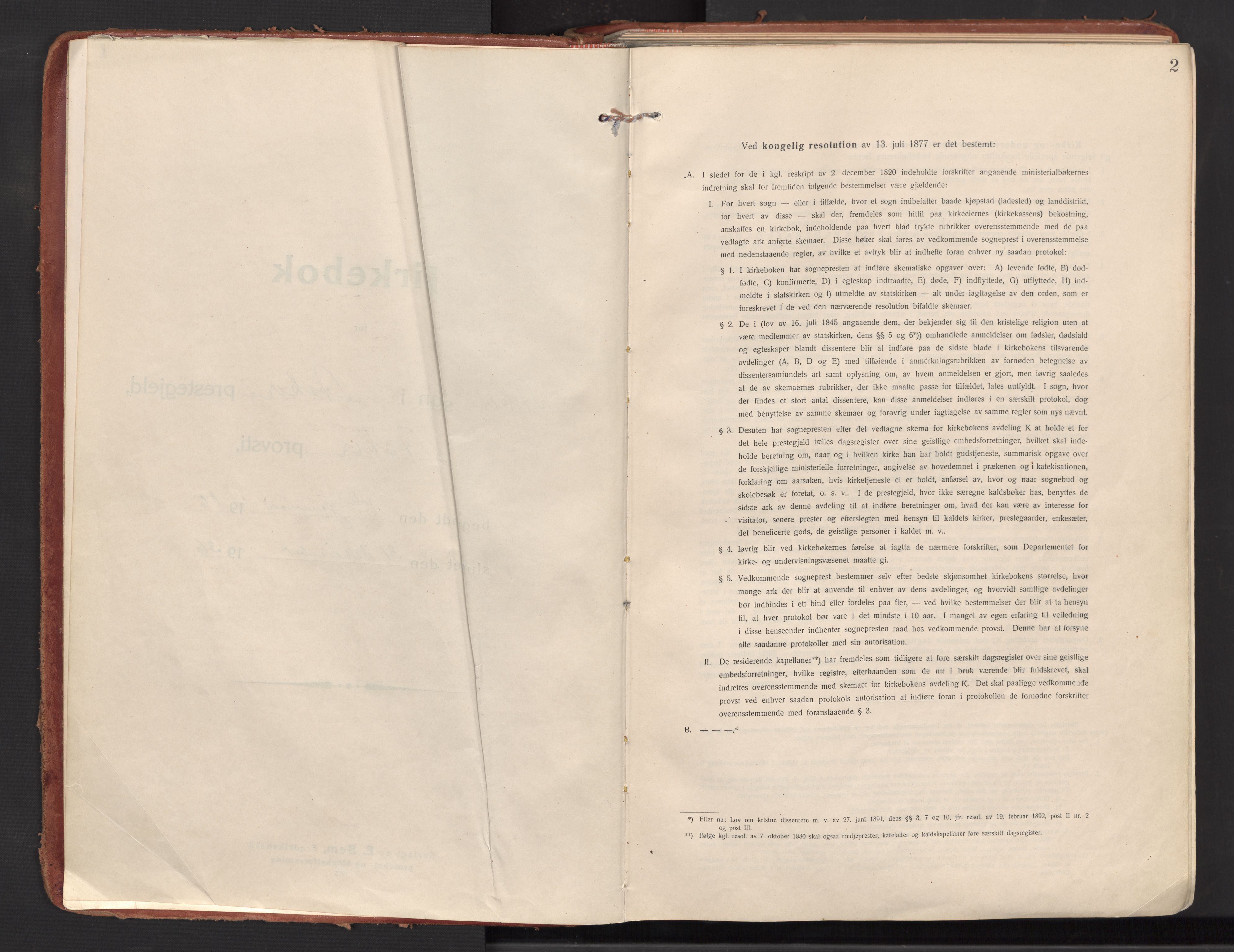 Asker prestekontor Kirkebøker, SAO/A-10256a/F/Fa/L0018: Ministerialbok nr. I 18, 1916-1936, s. 2