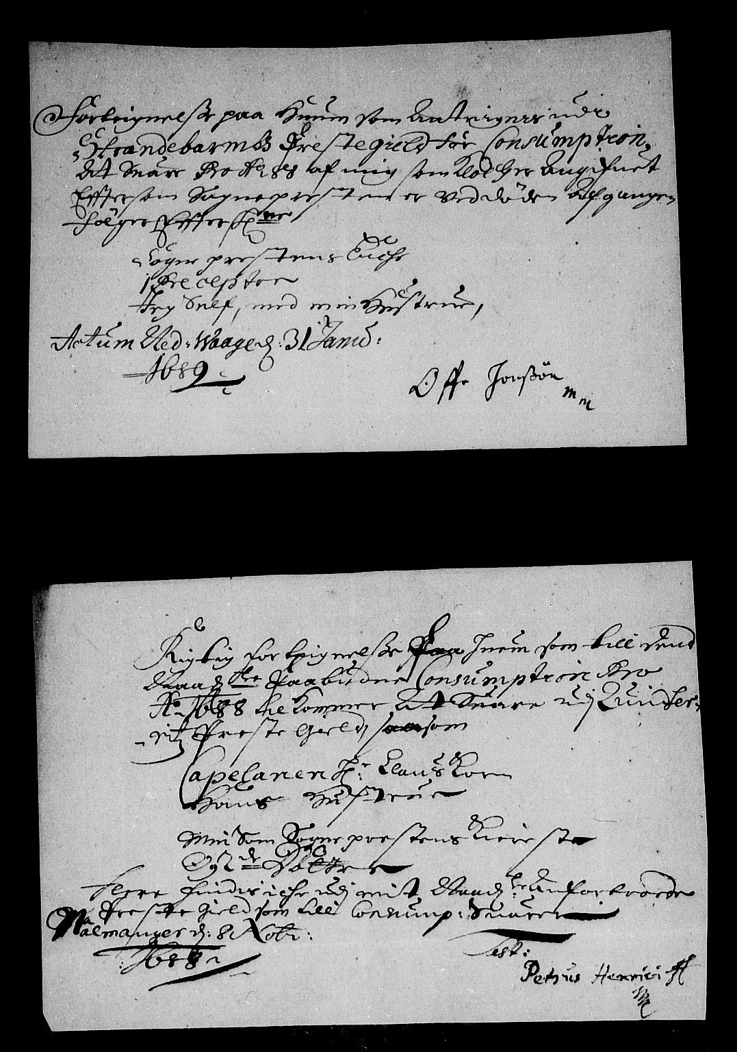 Rentekammeret inntil 1814, Reviderte regnskaper, Stiftamtstueregnskaper, Bergen stiftamt, AV/RA-EA-6043/R/Rc/L0086: Bergen stiftamt, 1688