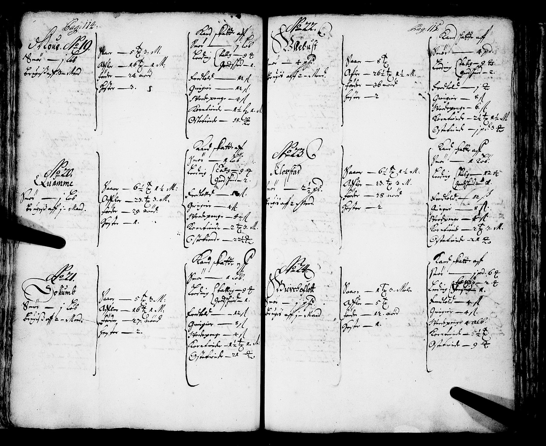 Rentekammeret inntil 1814, Realistisk ordnet avdeling, AV/RA-EA-4070/N/Nb/Nba/L0043: Sunnfjord fogderi, 1667, s. 114-115