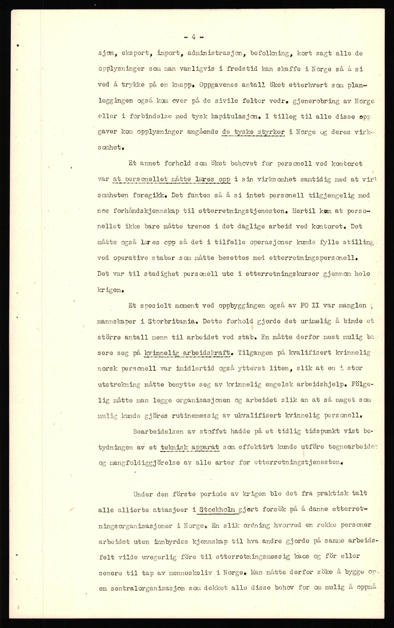 Forsvaret, Forsvarets krigshistoriske avdeling, AV/RA-RAFA-2017/Y/Yf/L0211: II-C-11-2140  -  Forsvarets overkommandos virksomhet utenfor Norge, 1940-1945, s. 354