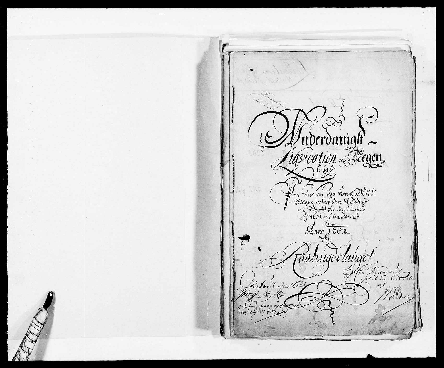 Rentekammeret inntil 1814, Reviderte regnskaper, Fogderegnskap, AV/RA-EA-4092/R40/L2437: Fogderegnskap Råbyggelag, 1681, s. 2