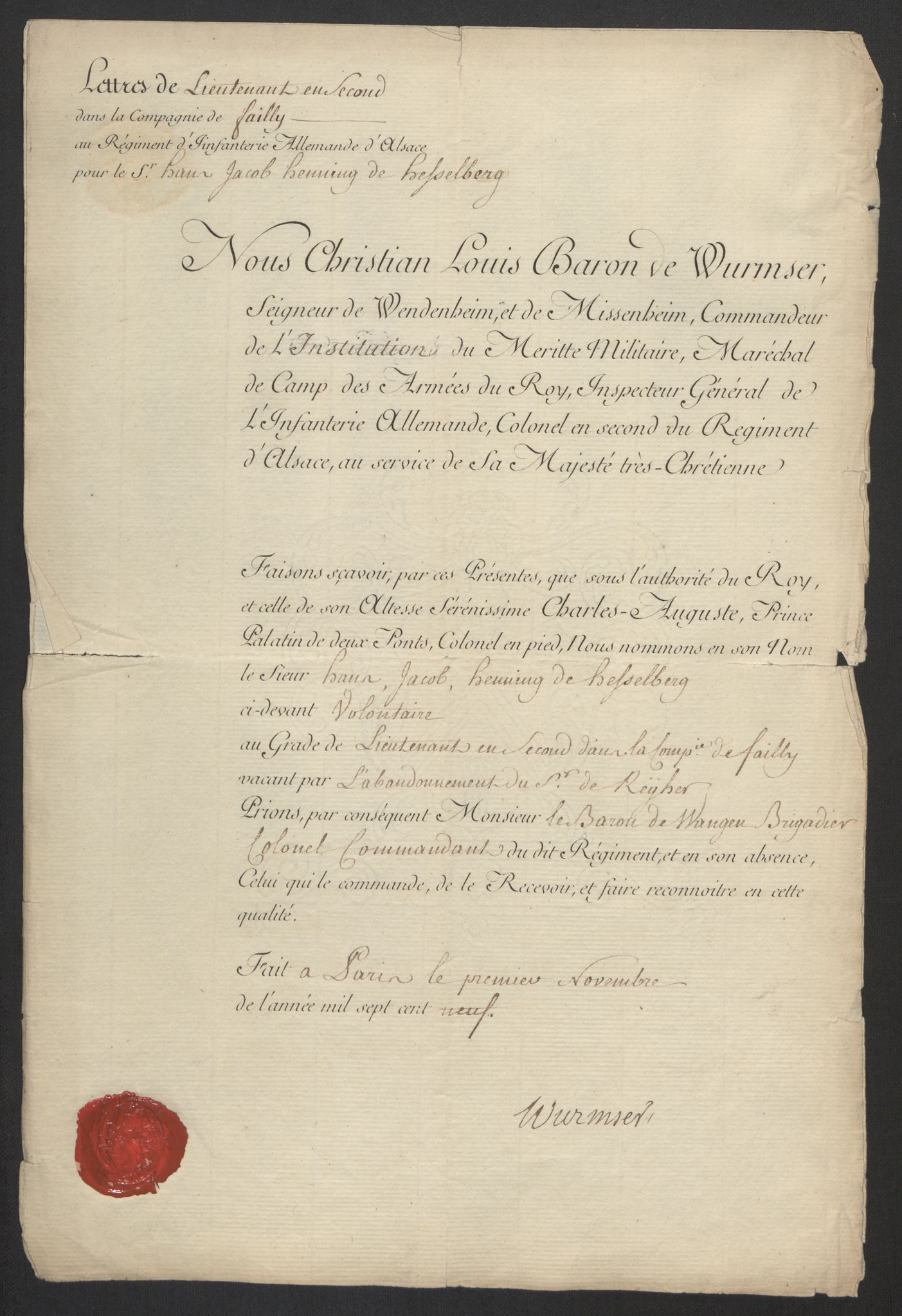 Hesselberg, Hans Jacob Henning, AV/RA-PA-0056/F/L0001: --, 1759-1809, s. 12