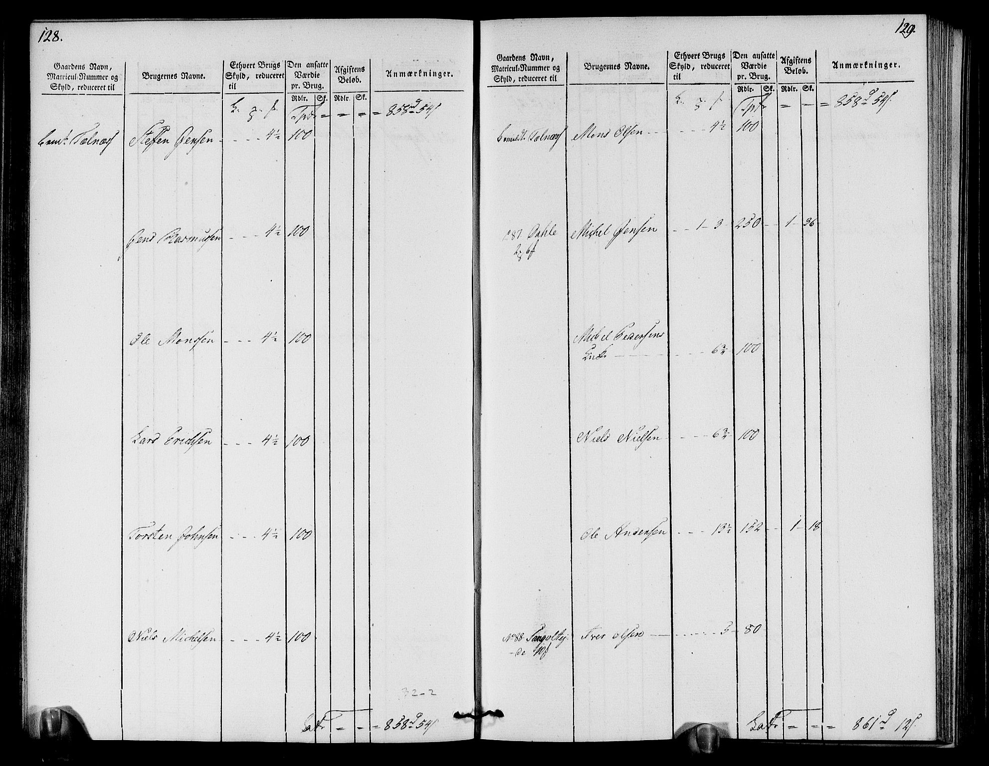 Rentekammeret inntil 1814, Realistisk ordnet avdeling, AV/RA-EA-4070/N/Ne/Nea/L0113: Nordhordland og Voss fogderi. Oppebørselsregister, 1803-1804, s. 68