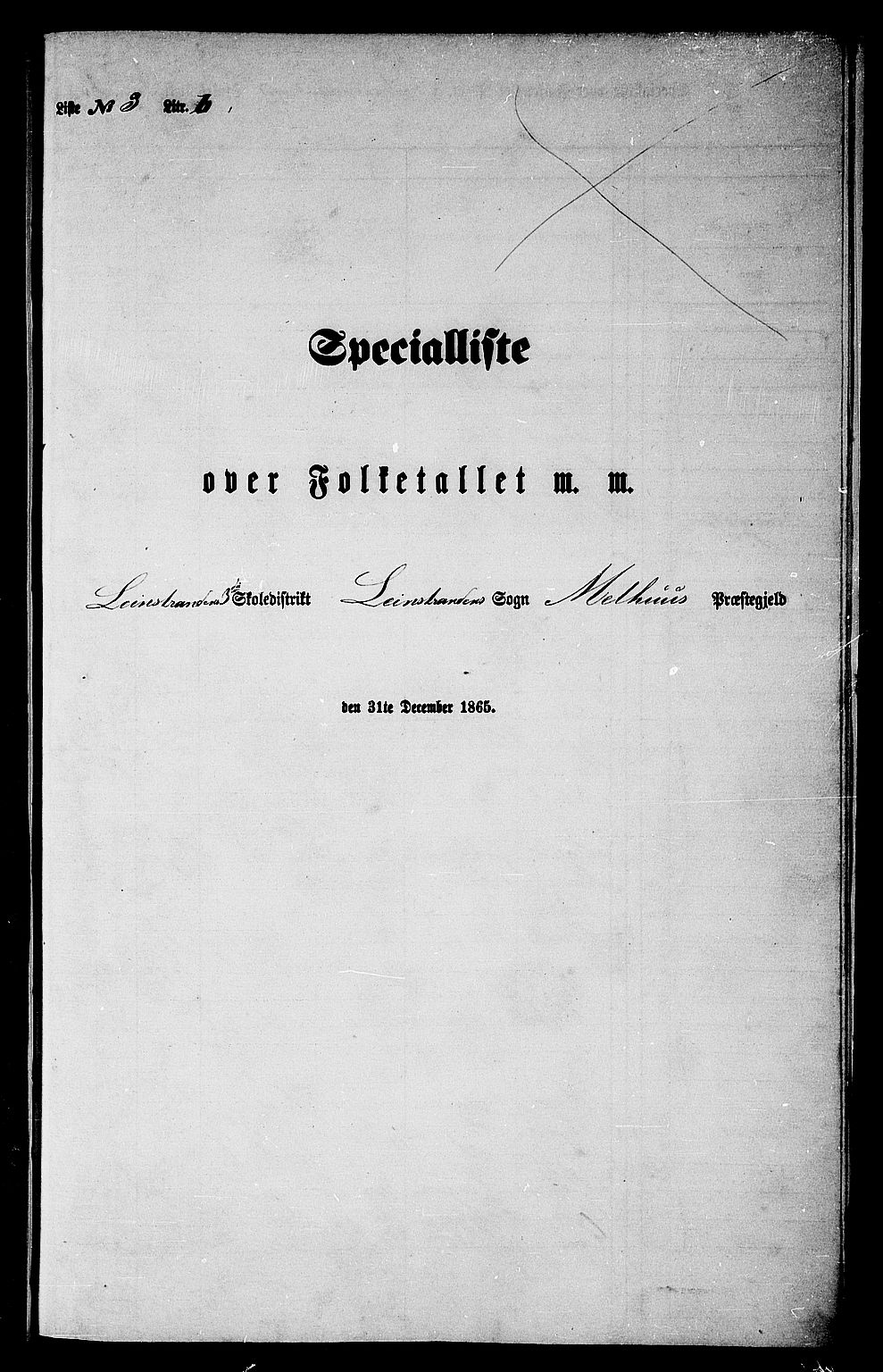 RA, Folketelling 1865 for 1653P Melhus prestegjeld, 1865, s. 245
