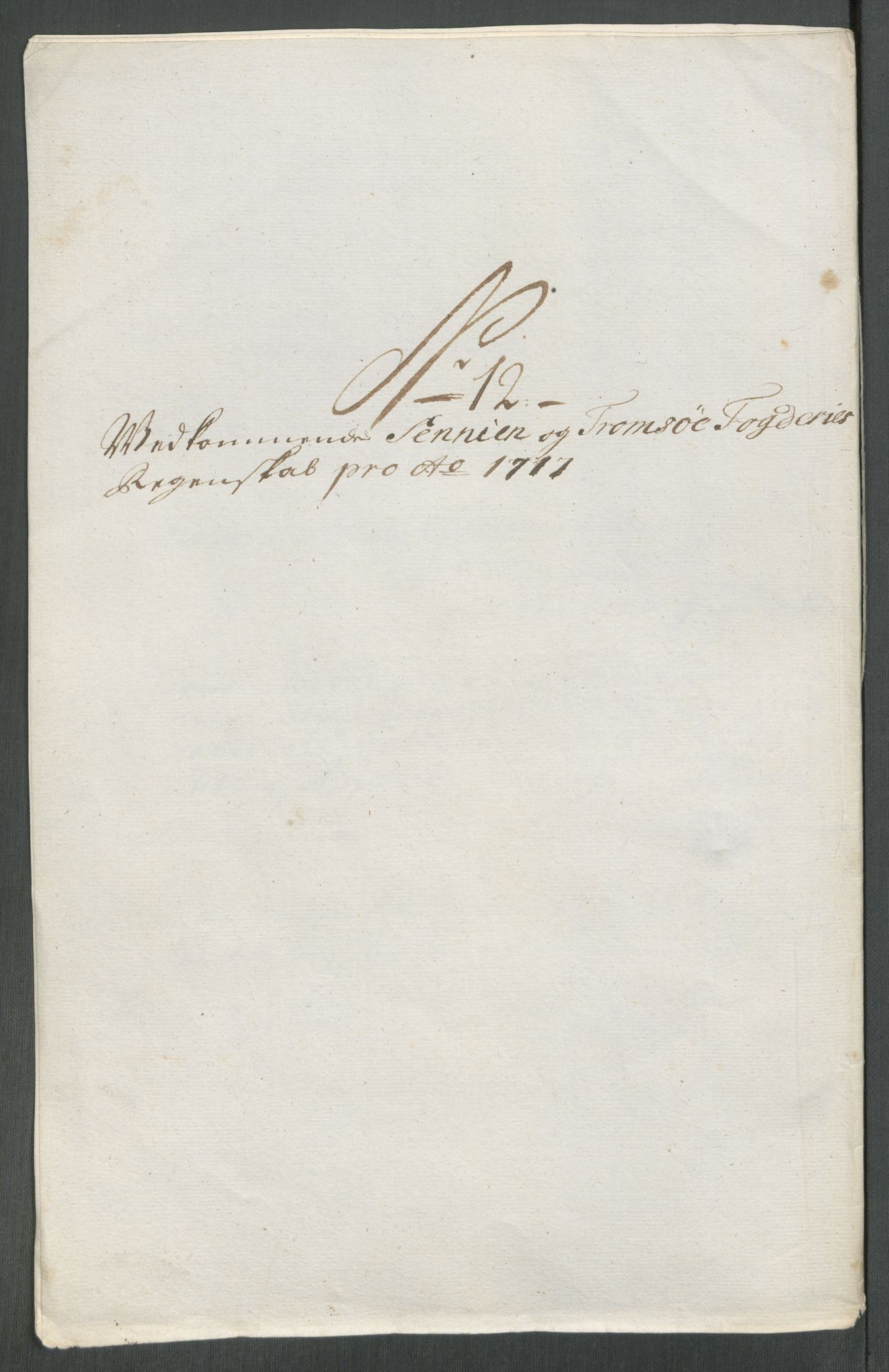 Rentekammeret inntil 1814, Reviderte regnskaper, Fogderegnskap, AV/RA-EA-4092/R68/L4763: Fogderegnskap Senja og Troms, 1717, s. 133