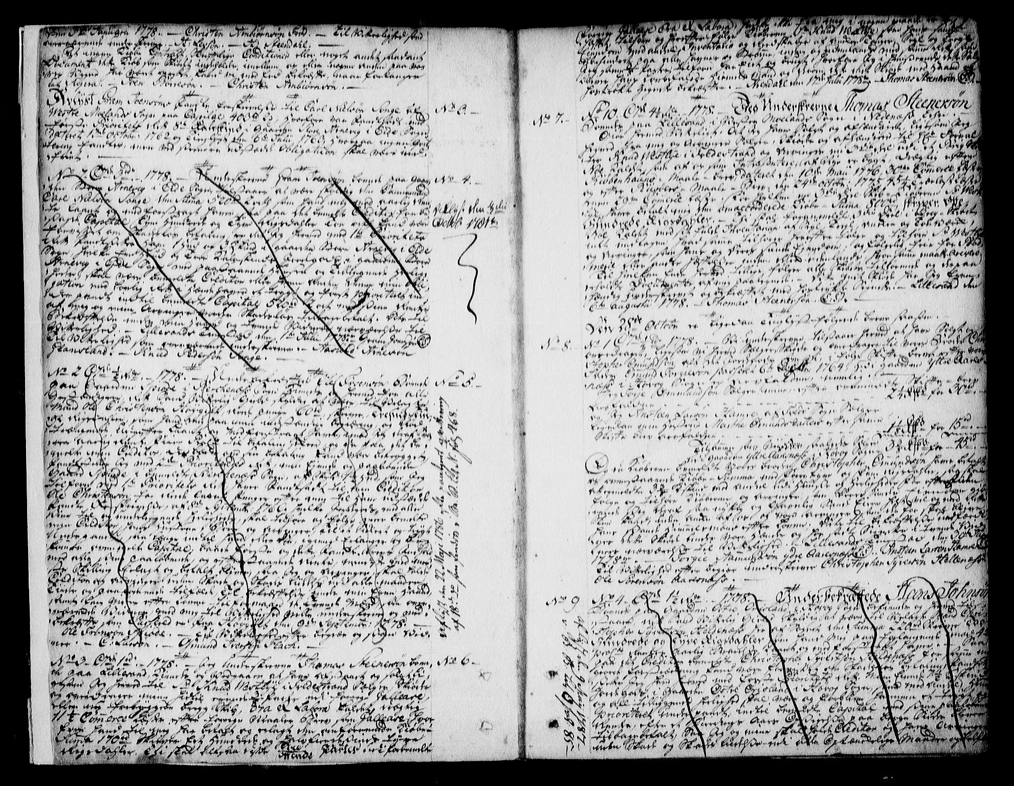 Nedenes sorenskriveri før 1824, SAK/1221-0007/G/Gb/L0014: Pantebok nr. 14, 1778-1782, s. 2