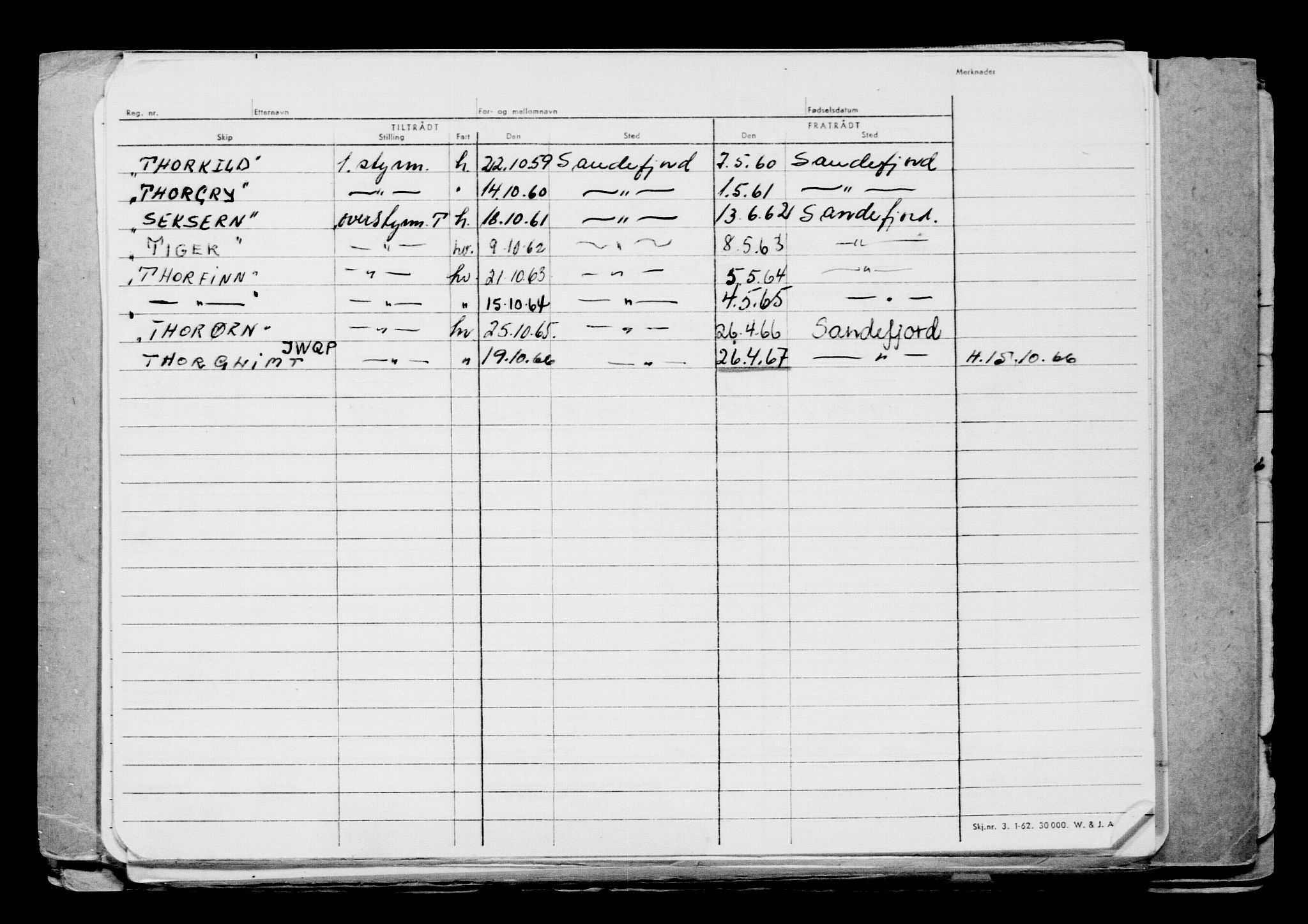 Direktoratet for sjømenn, AV/RA-S-3545/G/Gb/L0155: Hovedkort, 1918, s. 420