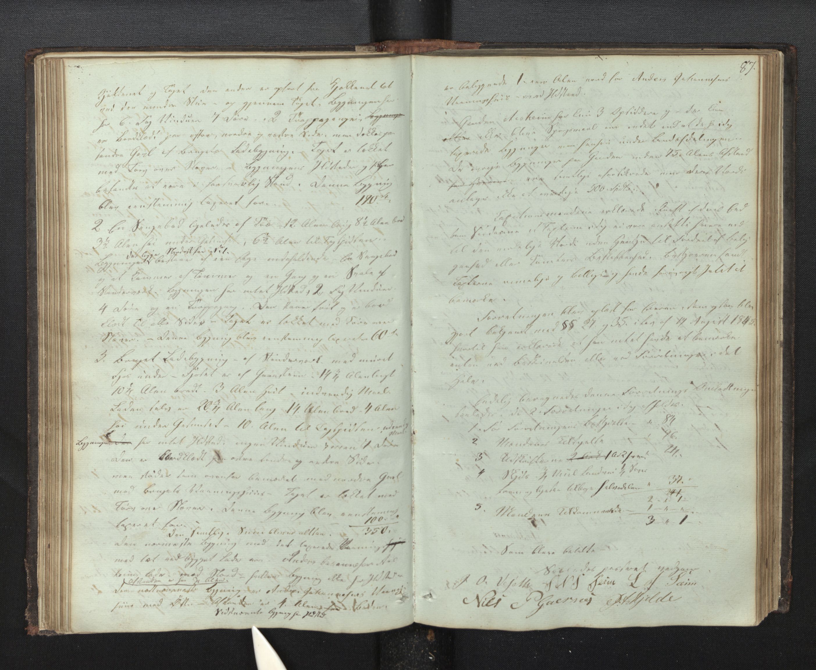 Lensmannen i Haus, AV/SAB-A-32701/0012/L0001: Branntakstprotokoll, 1846-1867, s. 86b-87a