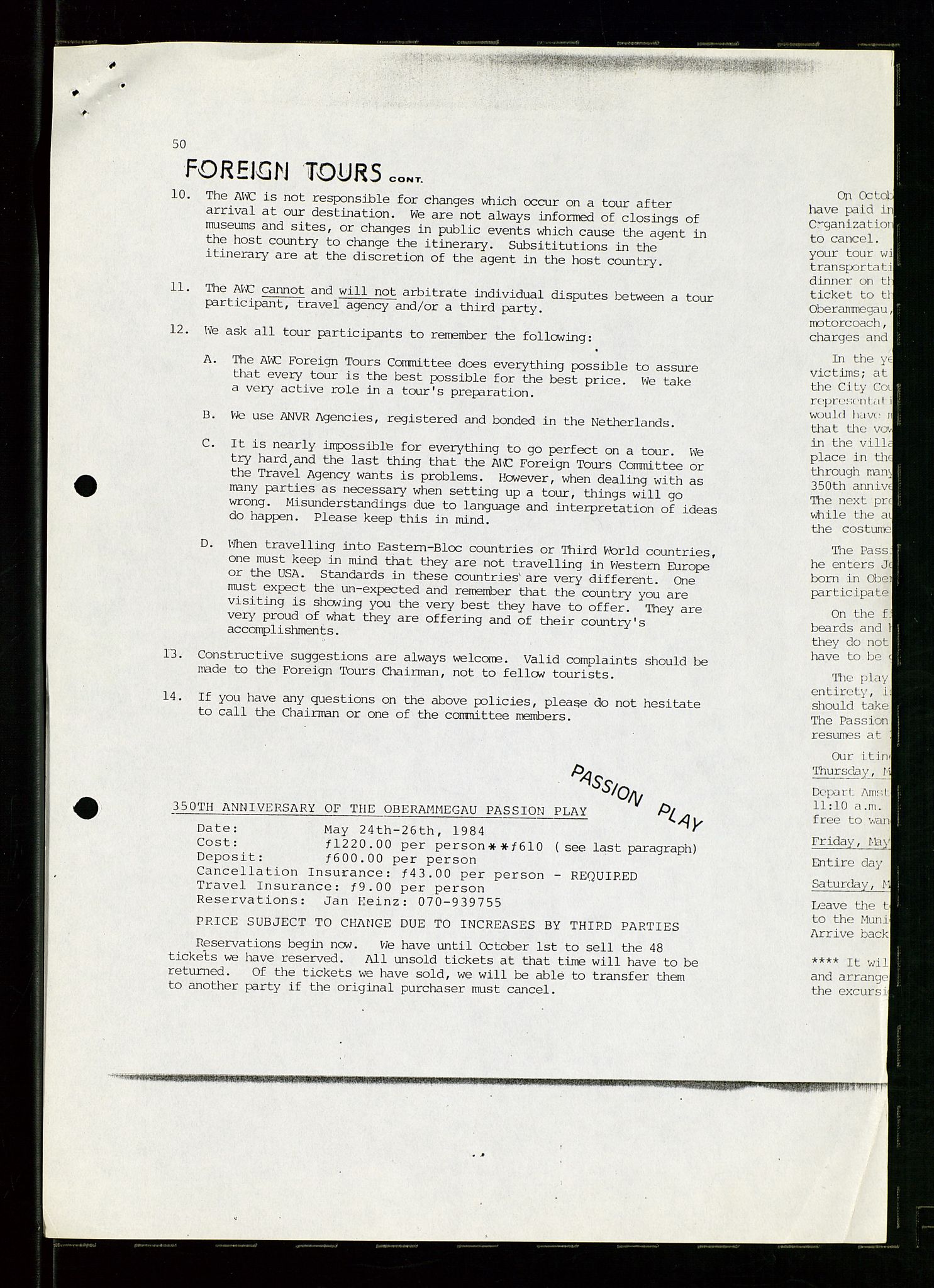 PA 1547 - Petroleum Wives Club, AV/SAST-A-101974/D/Da/L0002: President's file, 1980-1985