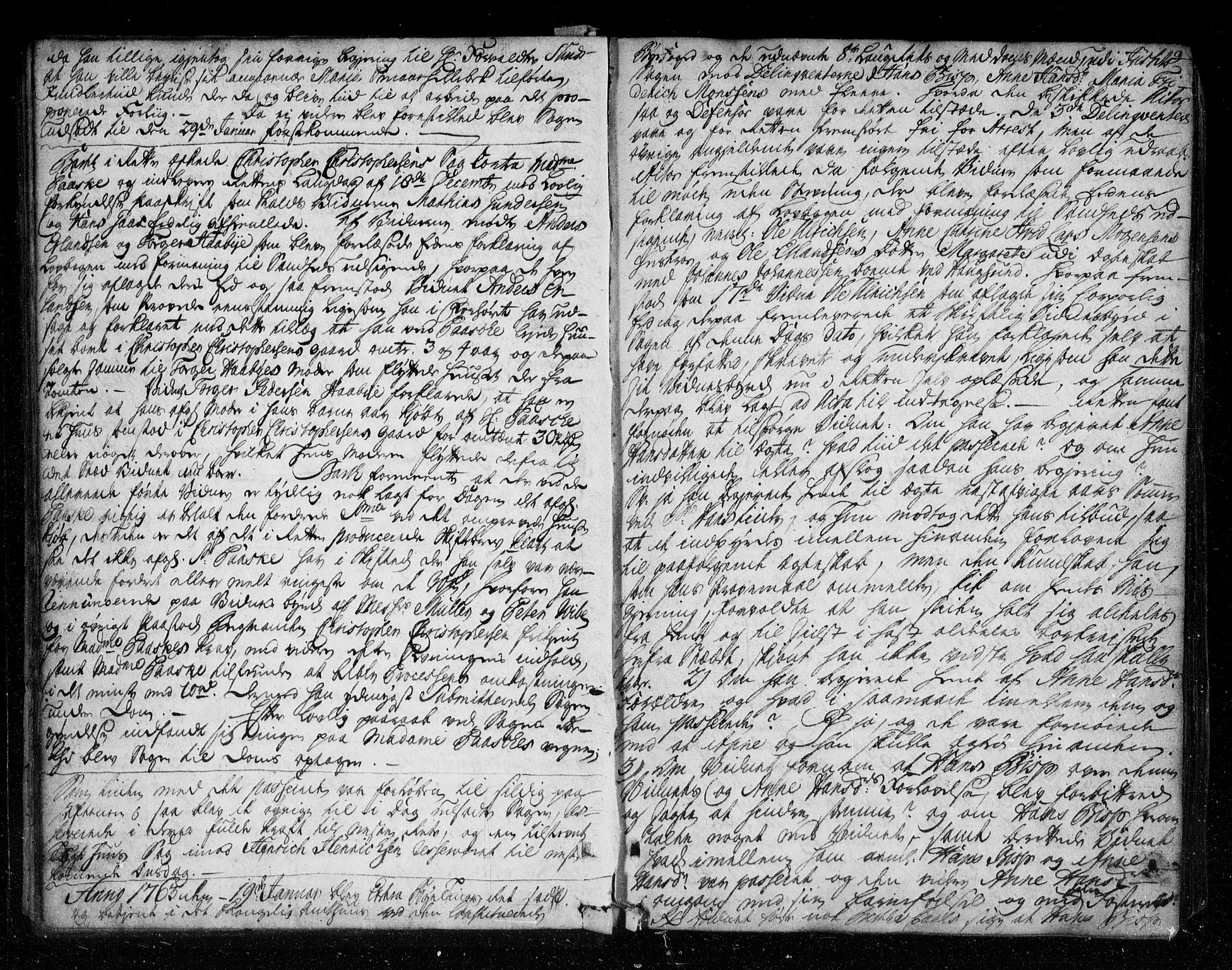 Kongsberg byfogd, AV/SAKO-A-84/F/Fa/L0009: Tingbok, 1763-1767, s. 9
