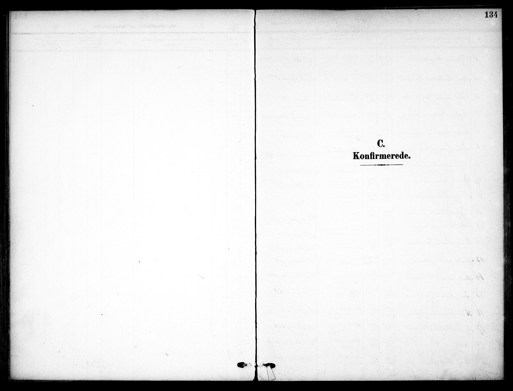 Vaterland prestekontor Kirkebøker, SAO/A-10880/F/Fa/L0001: Ministerialbok nr. 1, 1907-1930, s. 134