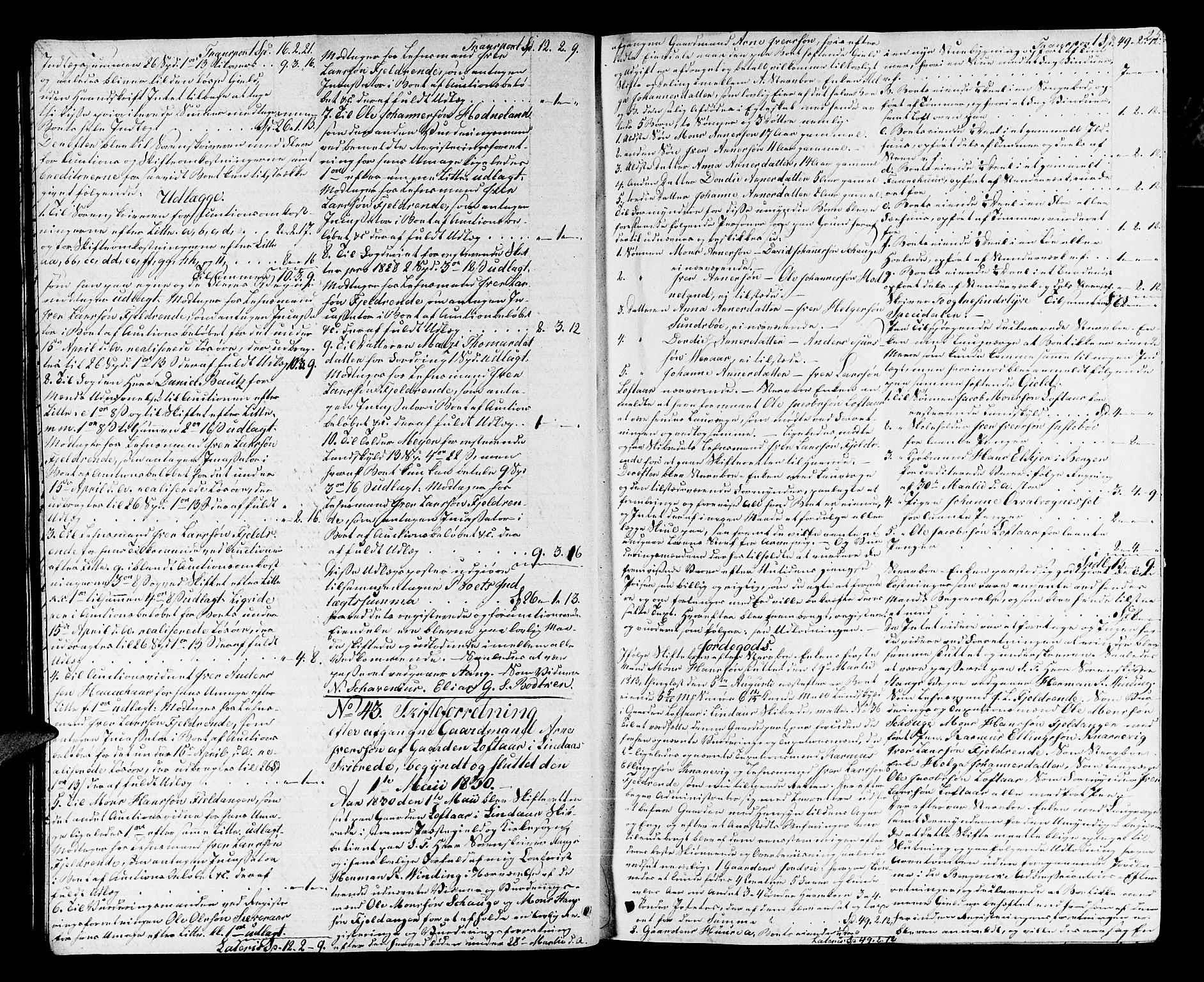 Nordhordland sorenskrivar, AV/SAB-A-2901/1/H/Ha/L0018: Skifteprotokollar Nordhordland , 1830-1833, s. 24b-25a