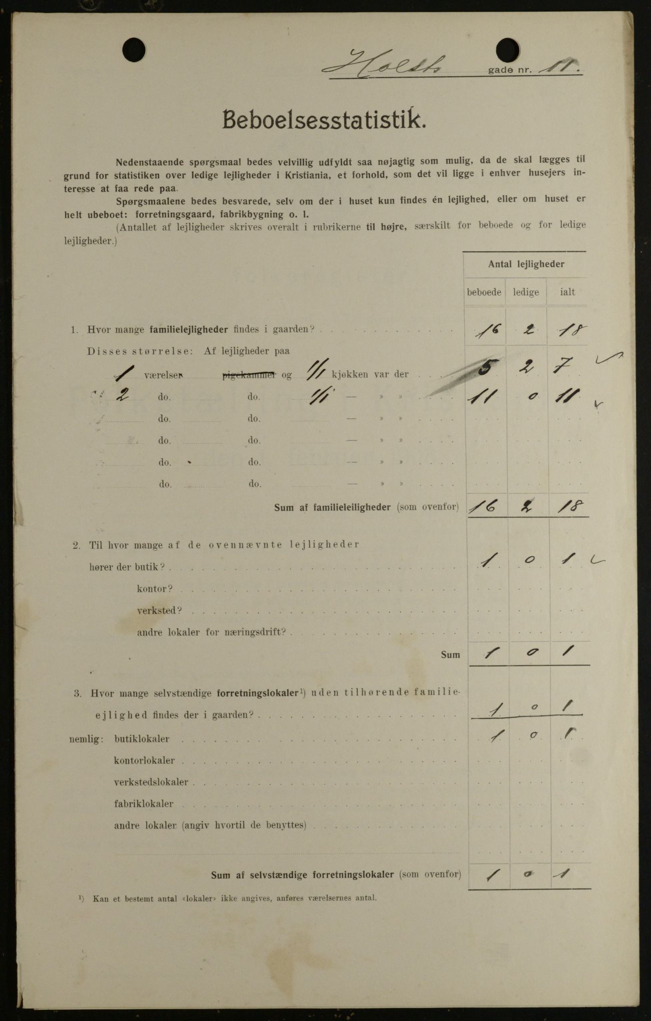 OBA, Kommunal folketelling 1.2.1908 for Kristiania kjøpstad, 1908, s. 36996