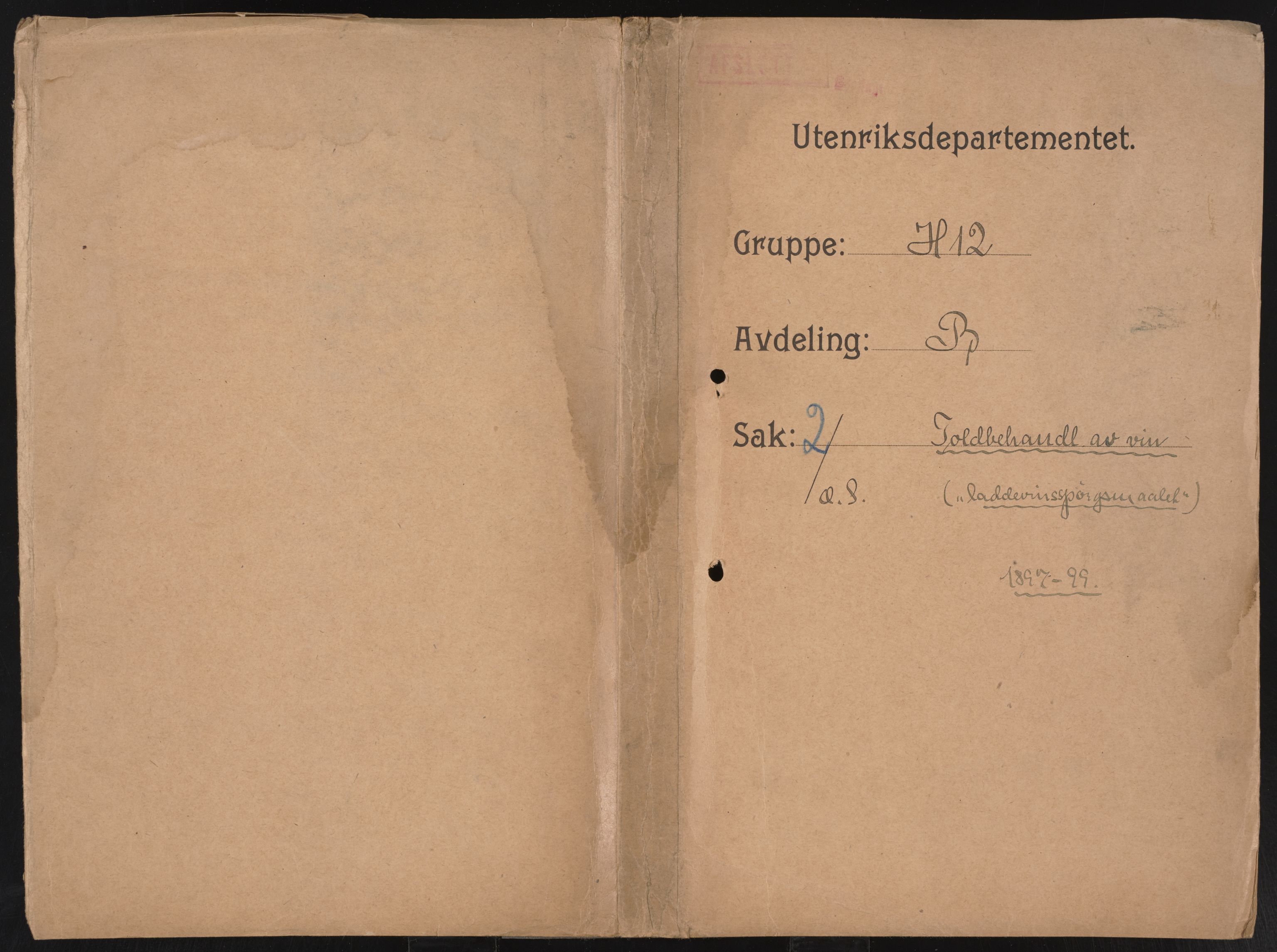 Utenriksdepartementet, RA/S-2259, 1873-1919, s. 532