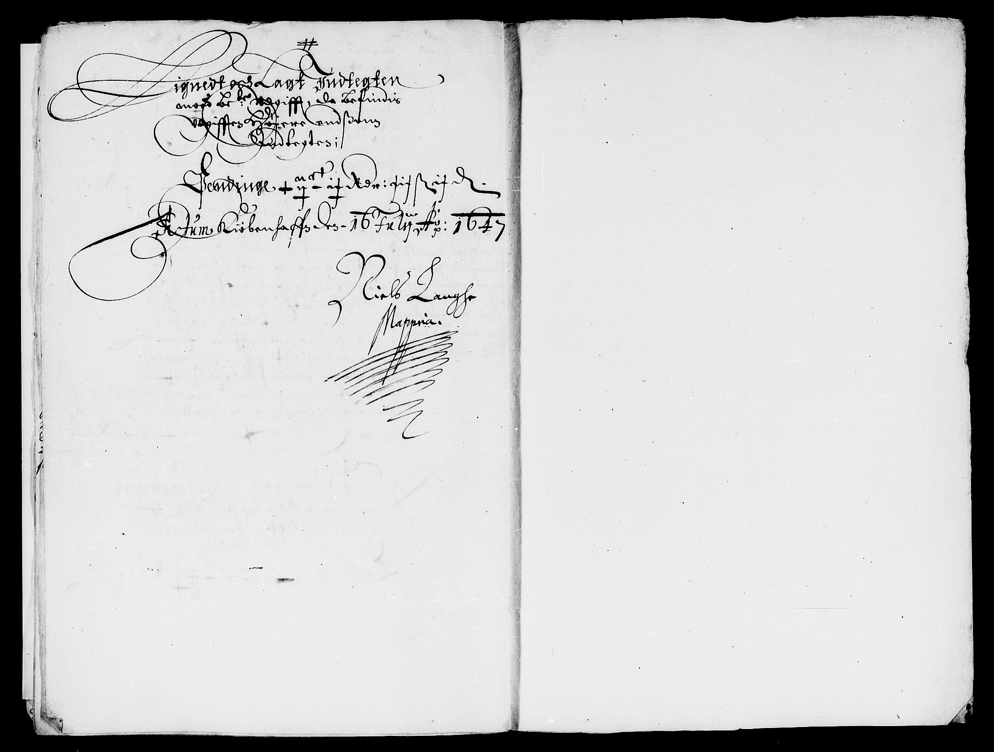 Rentekammeret inntil 1814, Reviderte regnskaper, Lensregnskaper, RA/EA-5023/R/Rb/Rbl/L0010: Brunla len, 1643-1652