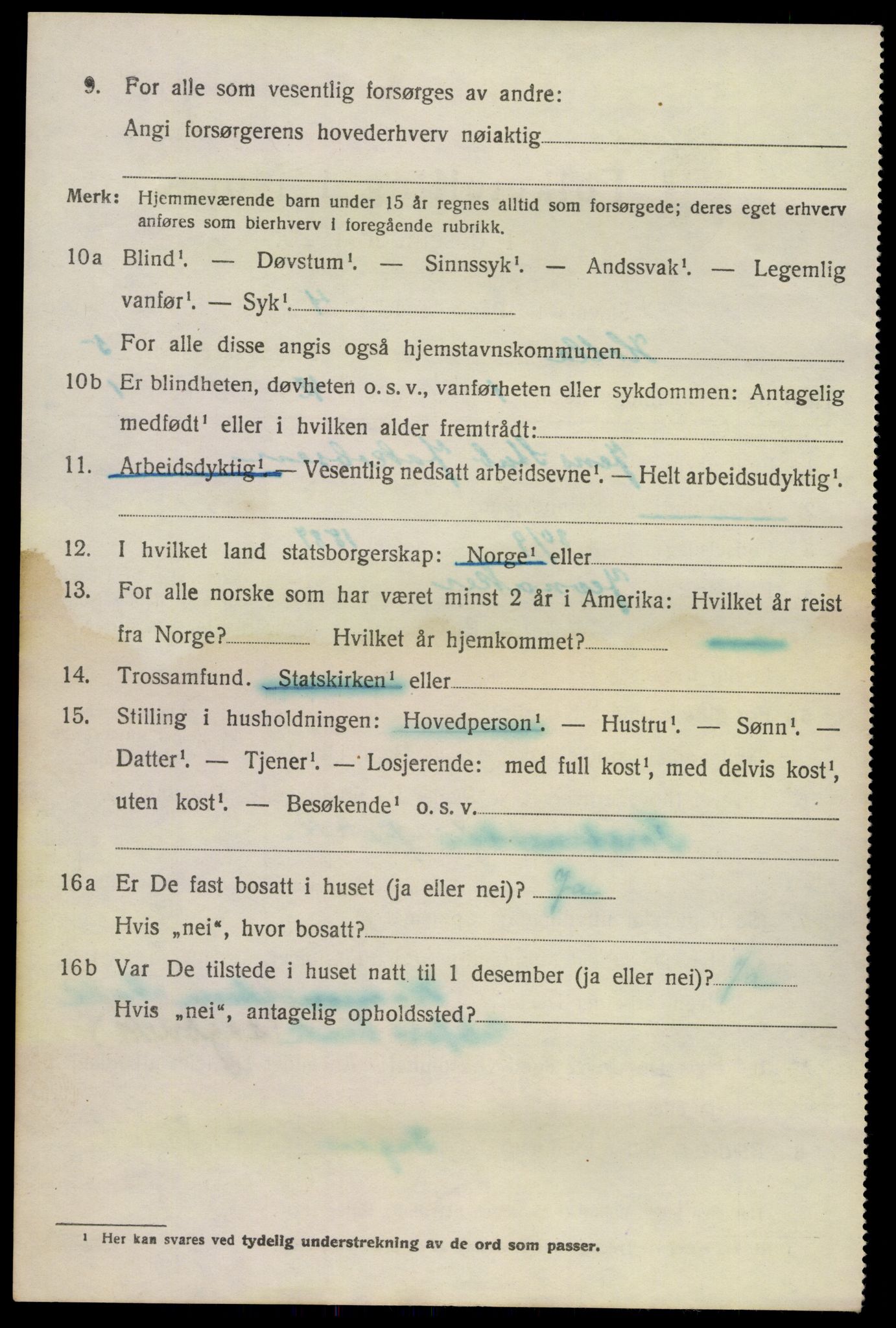 SAKO, Folketelling 1920 for 0819 Holla herred, 1920, s. 4076