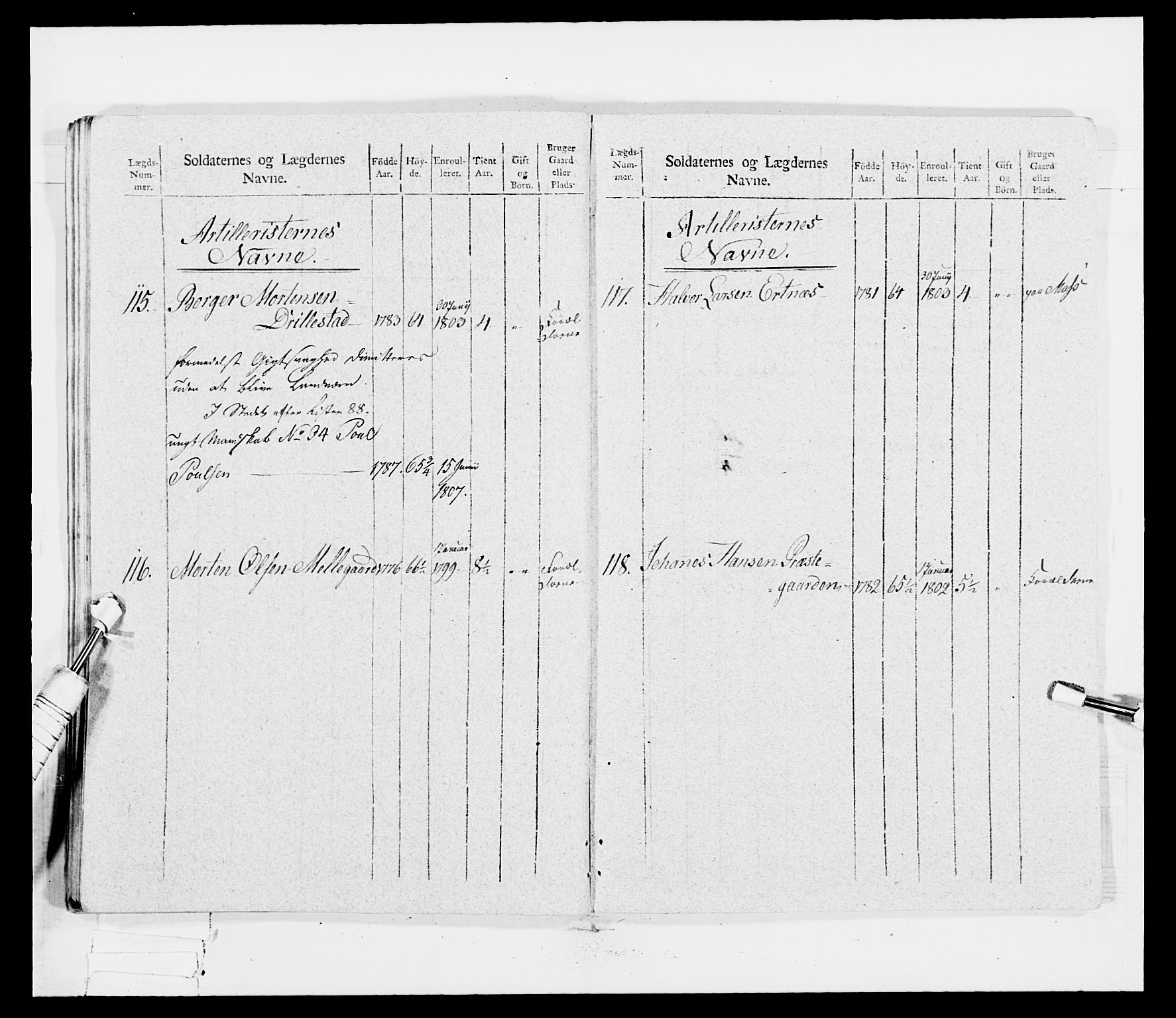 Generalitets- og kommissariatskollegiet, Det kongelige norske kommissariatskollegium, AV/RA-EA-5420/E/Eh/L0030a: Sønnafjelske gevorbne infanteriregiment, 1807, s. 235