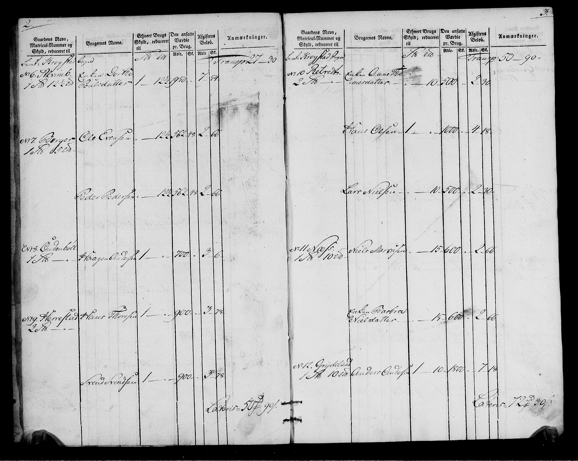 Rentekammeret inntil 1814, Realistisk ordnet avdeling, AV/RA-EA-4070/N/Ne/Nea/L0015: Follo fogderi. Oppebørselsregister, 1803-1804, s. 4