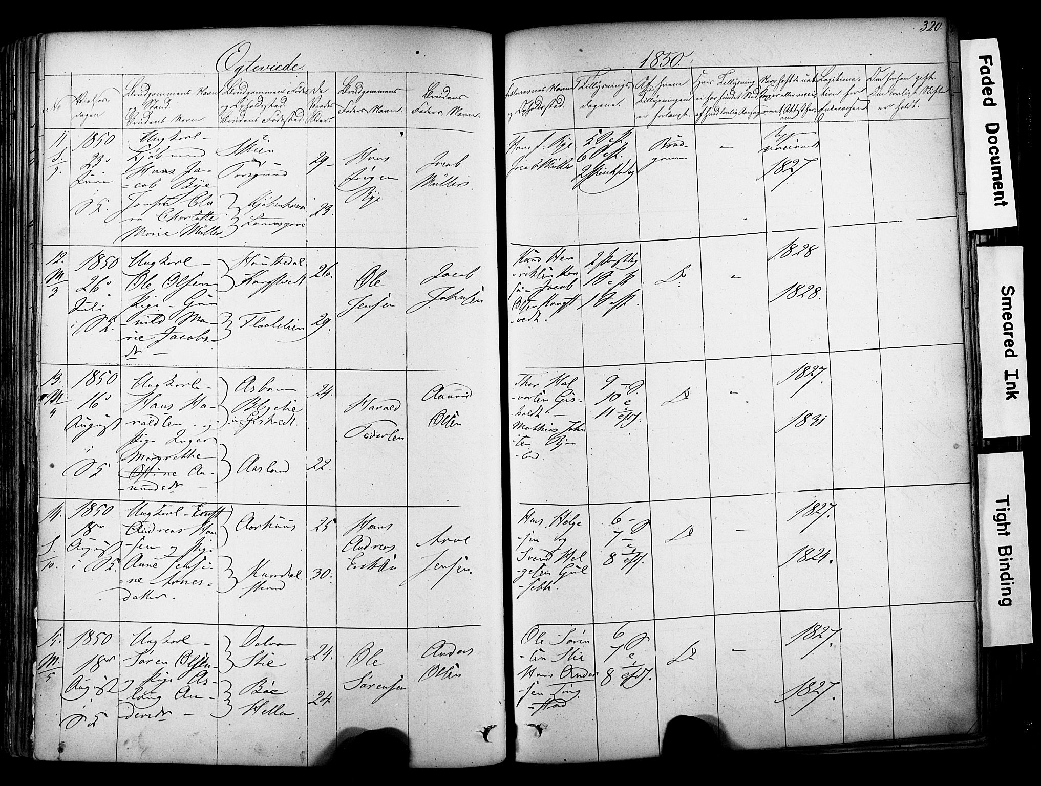 Solum kirkebøker, AV/SAKO-A-306/F/Fa/L0006: Ministerialbok nr. I 6, 1844-1855, s. 320