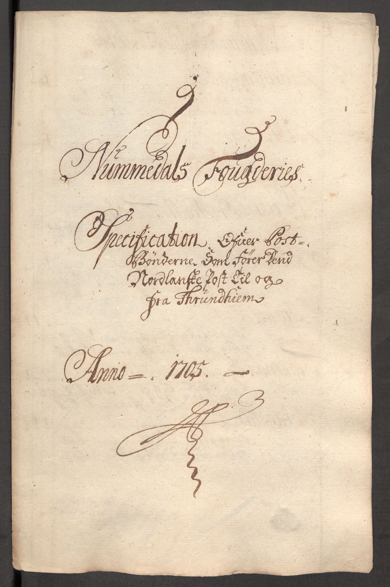 Rentekammeret inntil 1814, Reviderte regnskaper, Fogderegnskap, AV/RA-EA-4092/R64/L4429: Fogderegnskap Namdal, 1705-1706, s. 165