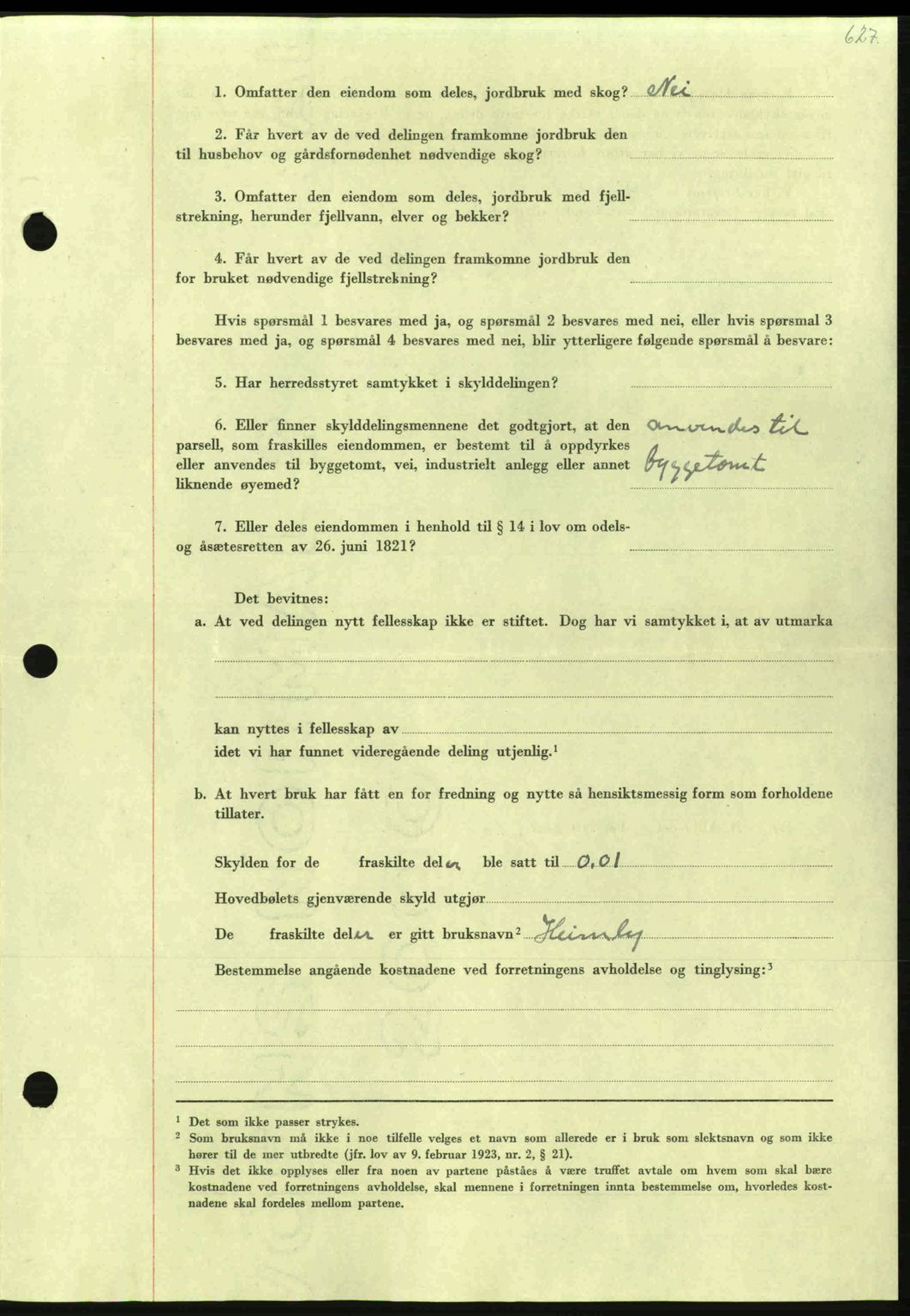 Nordmøre sorenskriveri, AV/SAT-A-4132/1/2/2Ca: Pantebok nr. A100a, 1945-1945, Dagboknr: 1844/1945