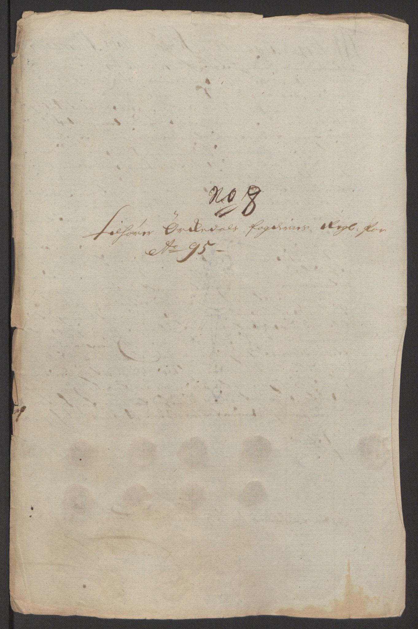 Rentekammeret inntil 1814, Reviderte regnskaper, Fogderegnskap, AV/RA-EA-4092/R60/L3945: Fogderegnskap Orkdal og Gauldal, 1695, s. 239