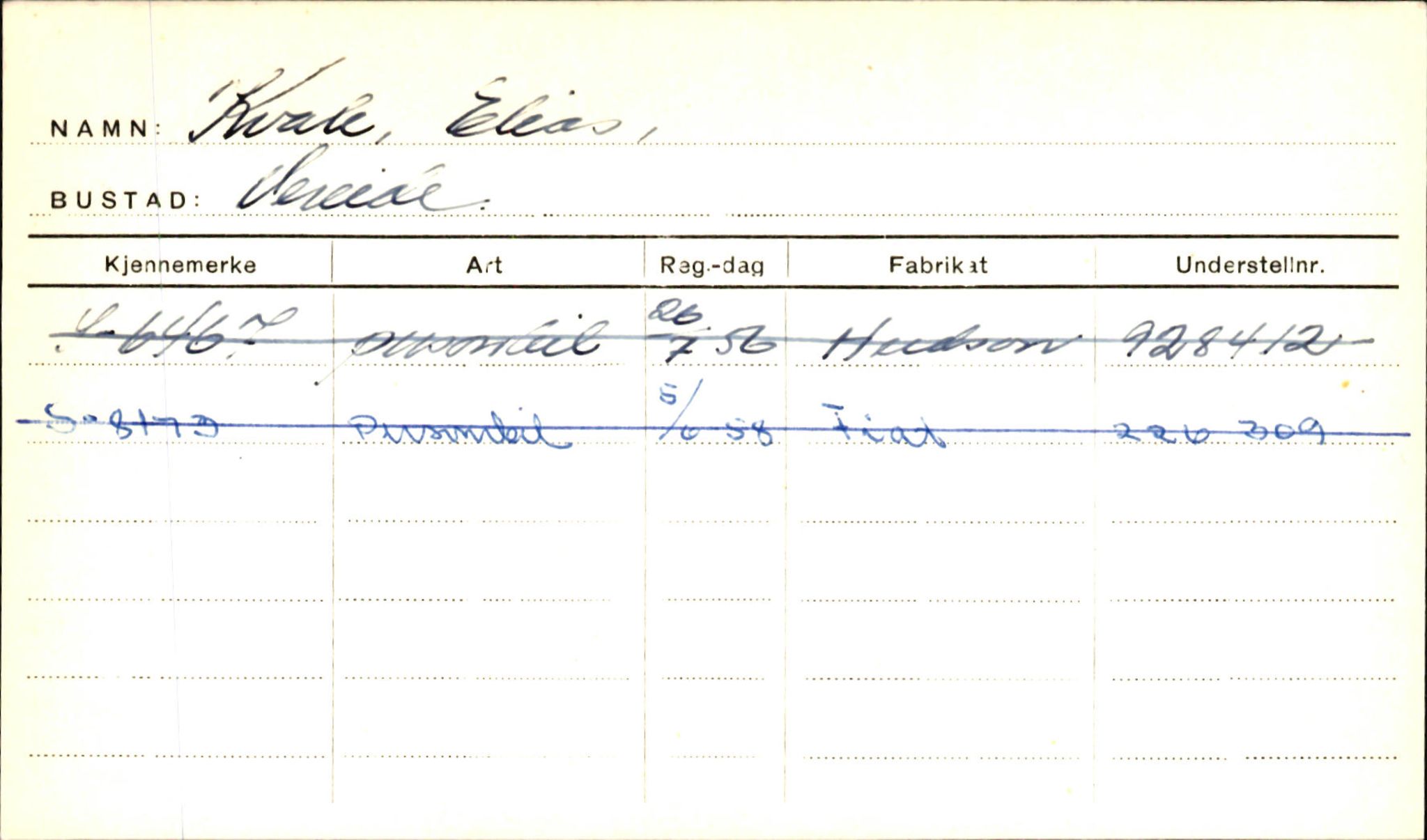 Statens vegvesen, Sogn og Fjordane vegkontor, SAB/A-5301/4/F/L0001B: Eigarregister Fjordane til 1.6.1961, 1930-1961, s. 270