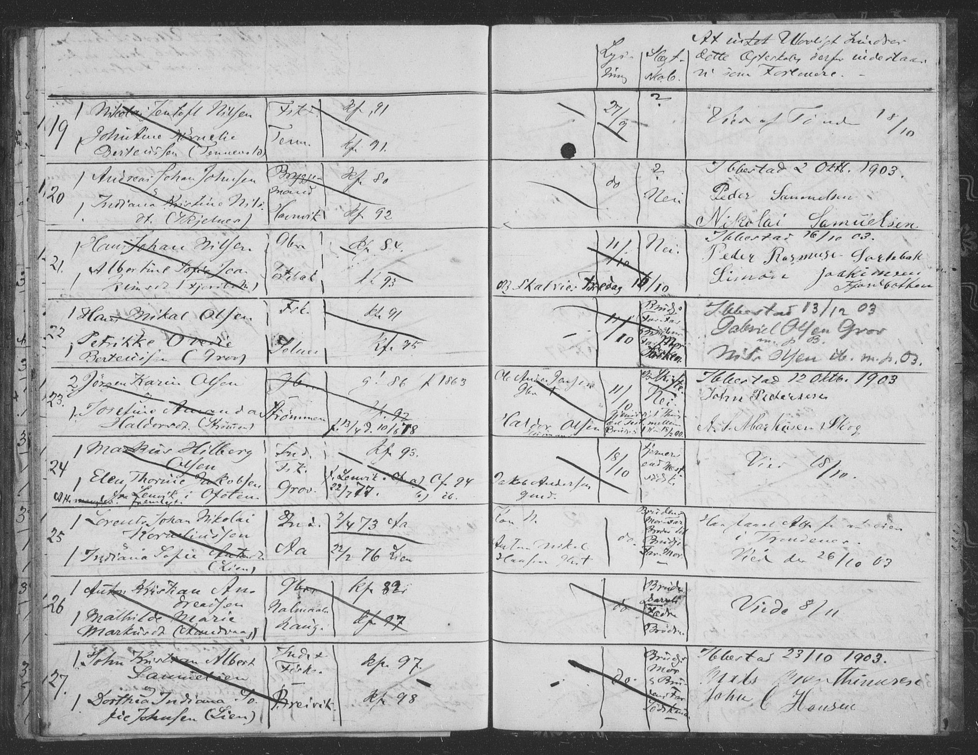 Ibestad sokneprestembete, AV/SATØ-S-0077/I/Ie/L0066: Lysningsprotokoll nr. 66, 1888-1904