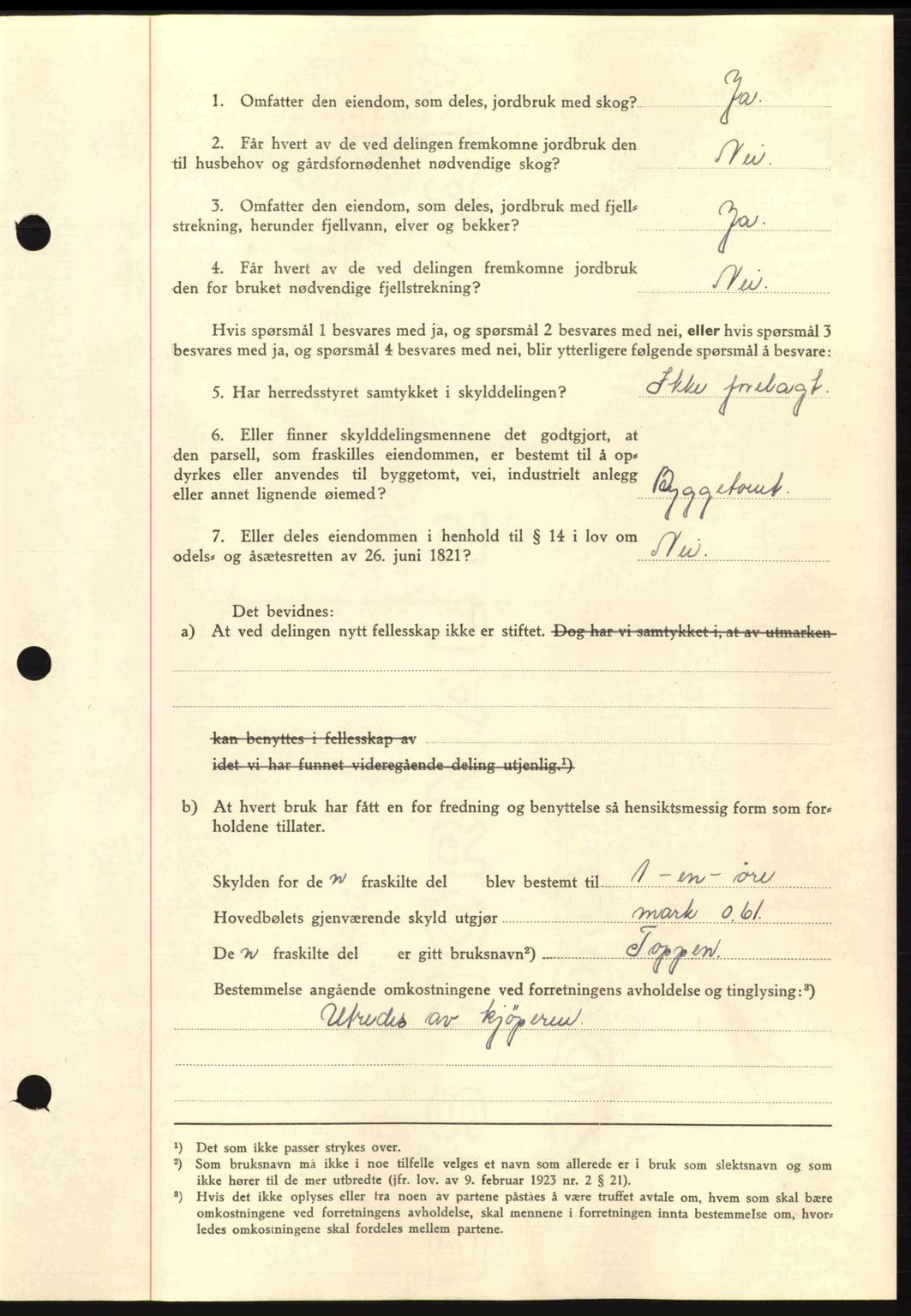 Nordmøre sorenskriveri, SAT/A-4132/1/2/2Ca: Pantebok nr. A90, 1941-1941, Dagboknr: 843/1941