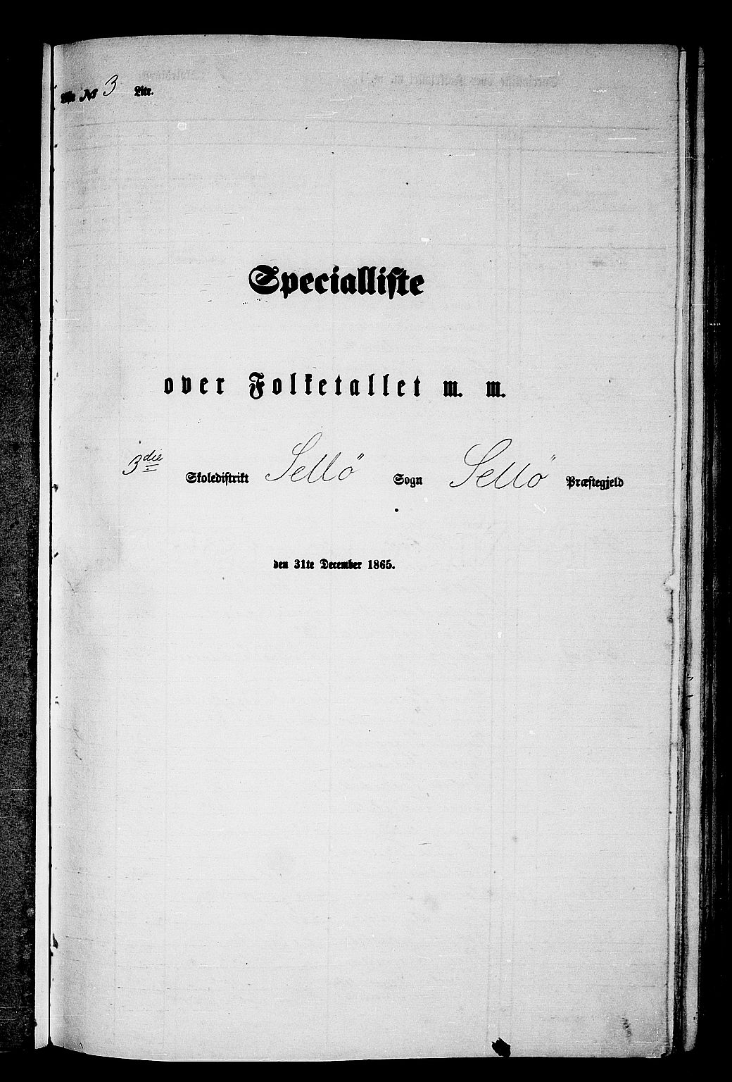 RA, Folketelling 1865 for 1441P Selje prestegjeld, 1865, s. 51