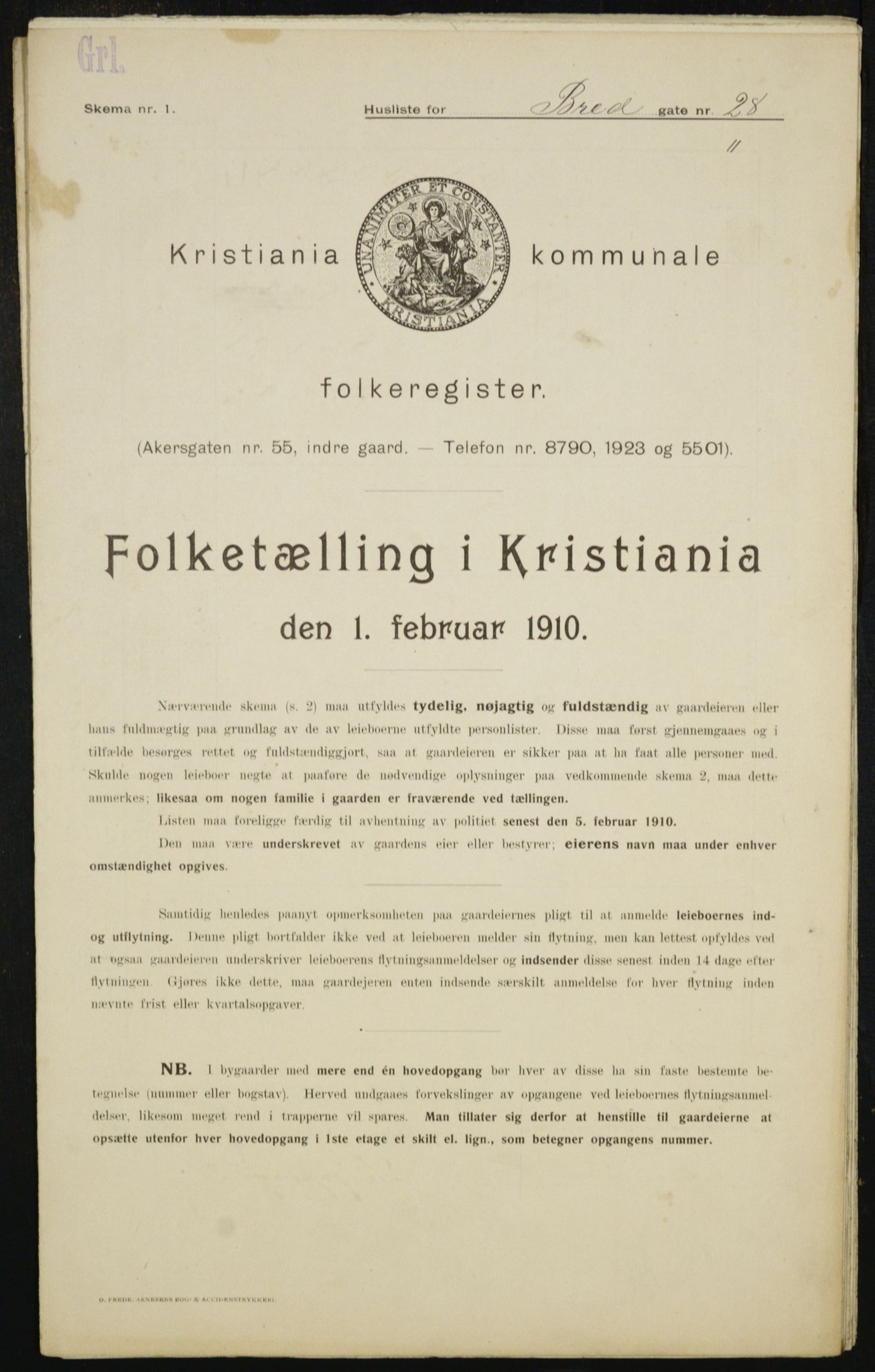 OBA, Kommunal folketelling 1.2.1910 for Kristiania, 1910, s. 8329