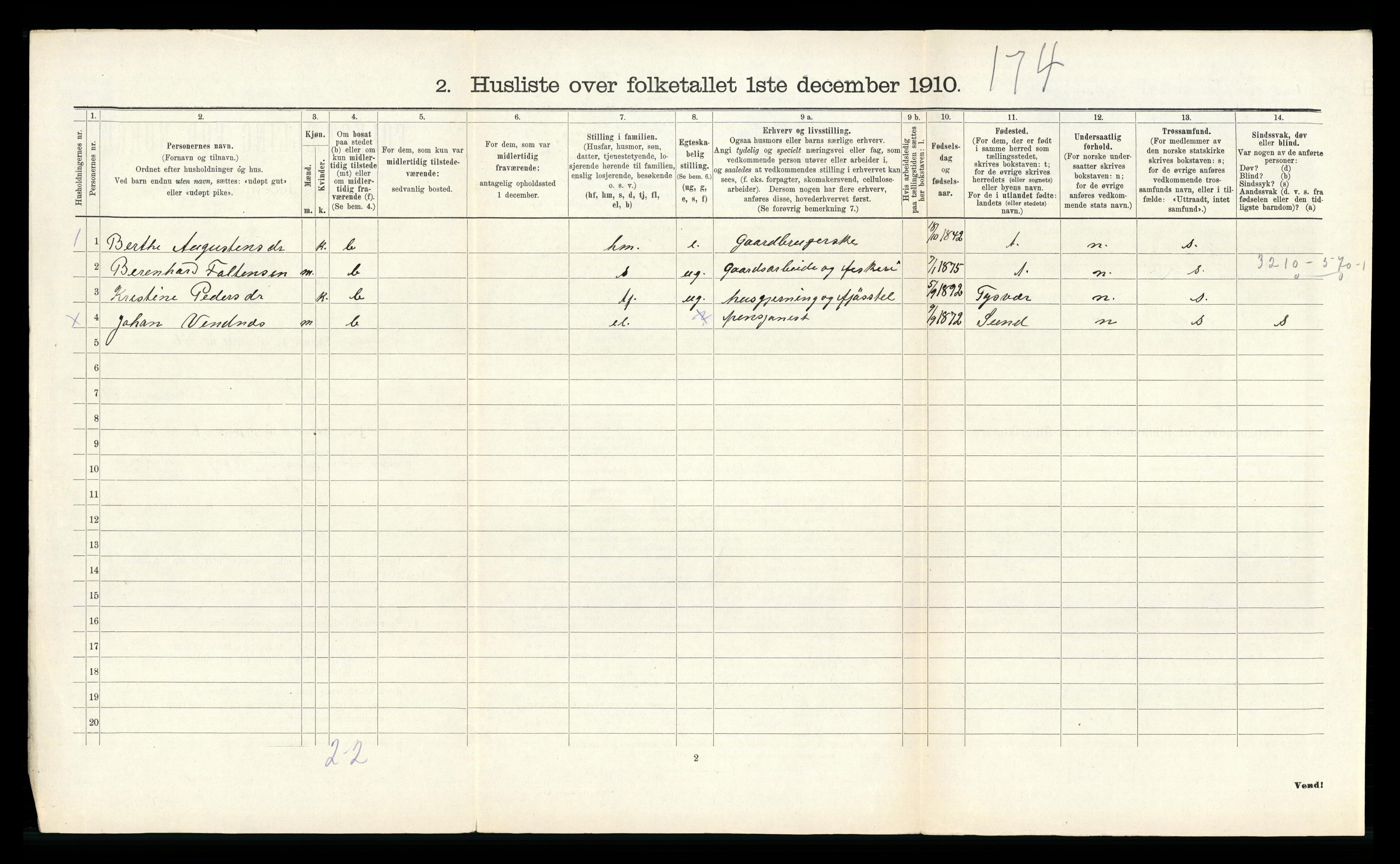 RA, Folketelling 1910 for 1145 Bokn herred, 1910, s. 97