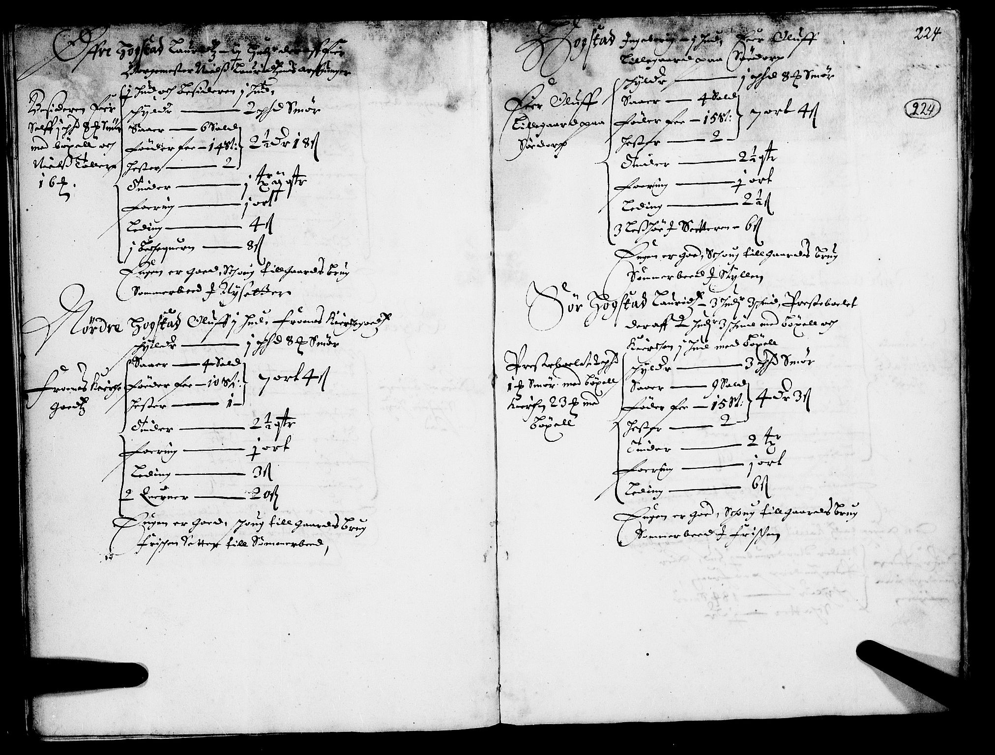 Rentekammeret inntil 1814, Realistisk ordnet avdeling, AV/RA-EA-4070/N/Nb/Nba/L0015: Gudbrandsdalen fogderi, 2. del, 1668, s. 223b-224a