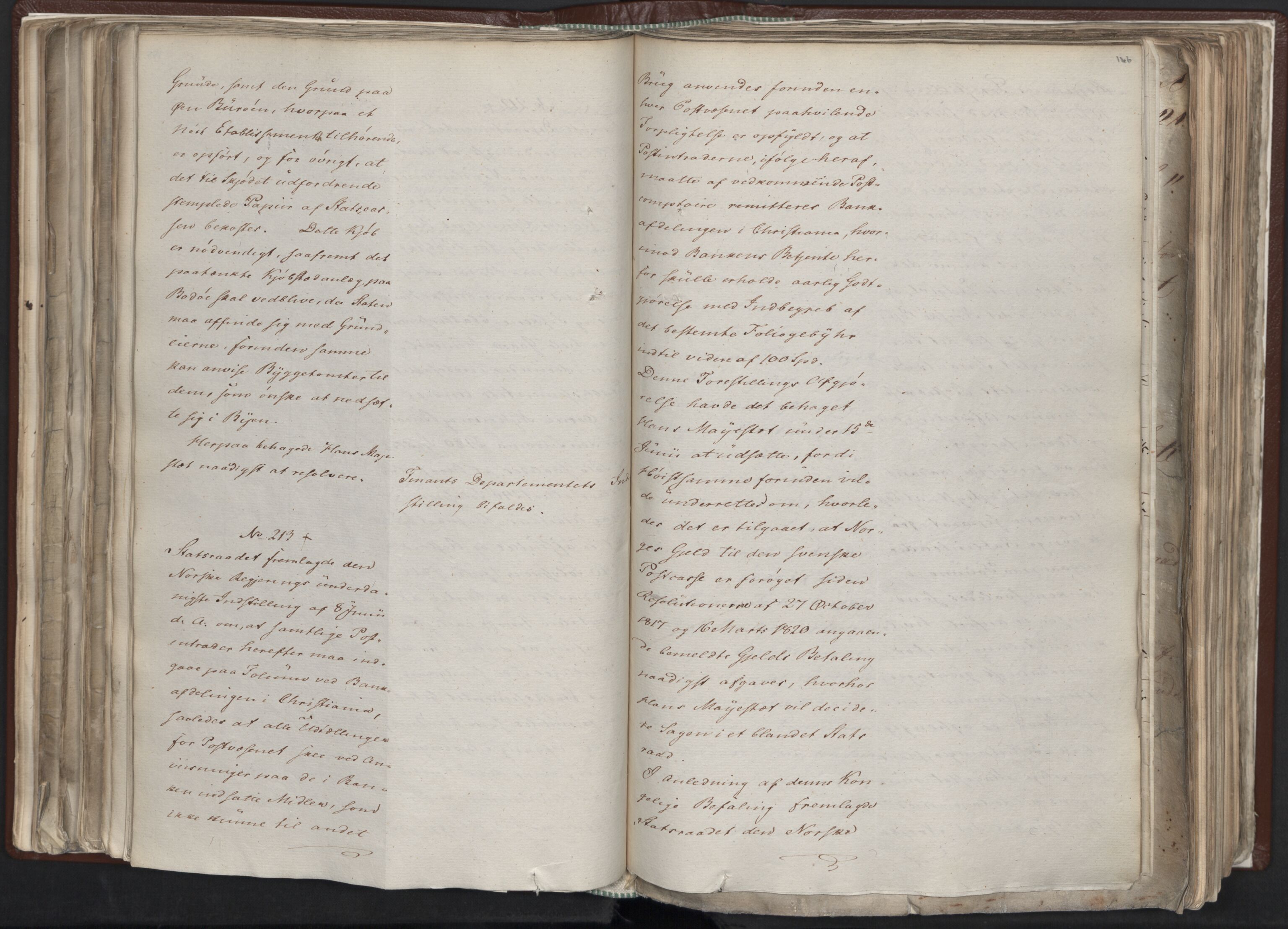 Statsrådssekretariatet, AV/RA-S-1001/A/Ab/L0012: Kgl. res. nr. 5679-6008 II, 1821, s. 165b-166a