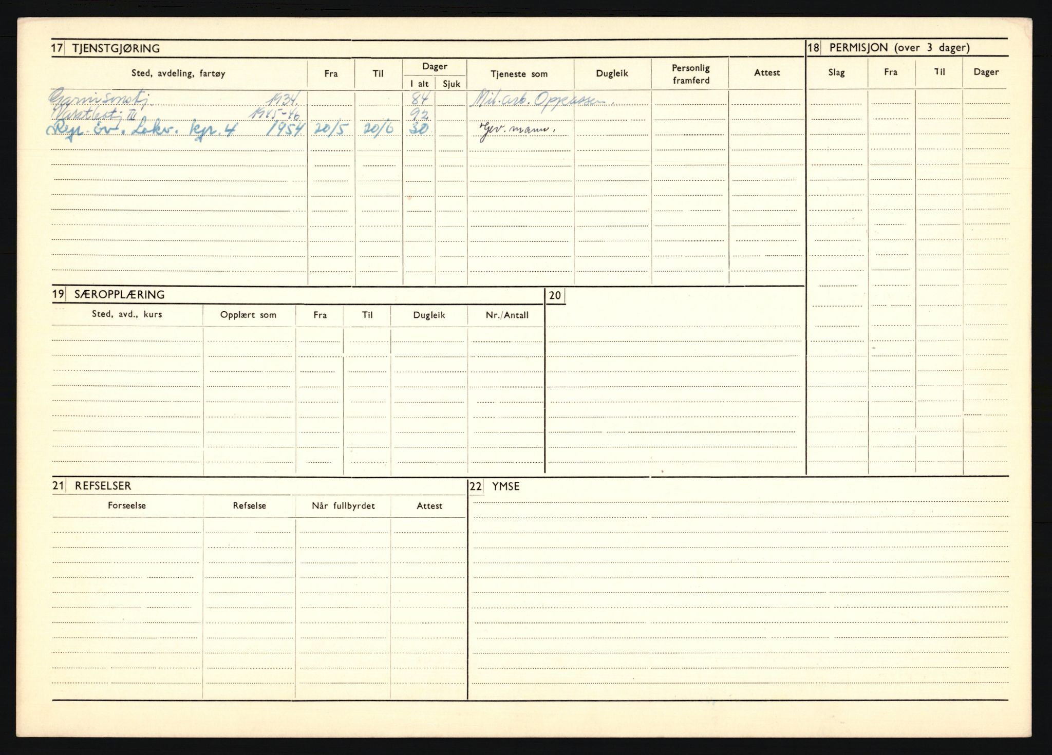 Forsvaret, Troms infanteriregiment nr. 16, AV/RA-RAFA-3146/P/Pa/L0018: Rulleblad for regimentets menige mannskaper, årsklasse 1934, 1934, s. 1118