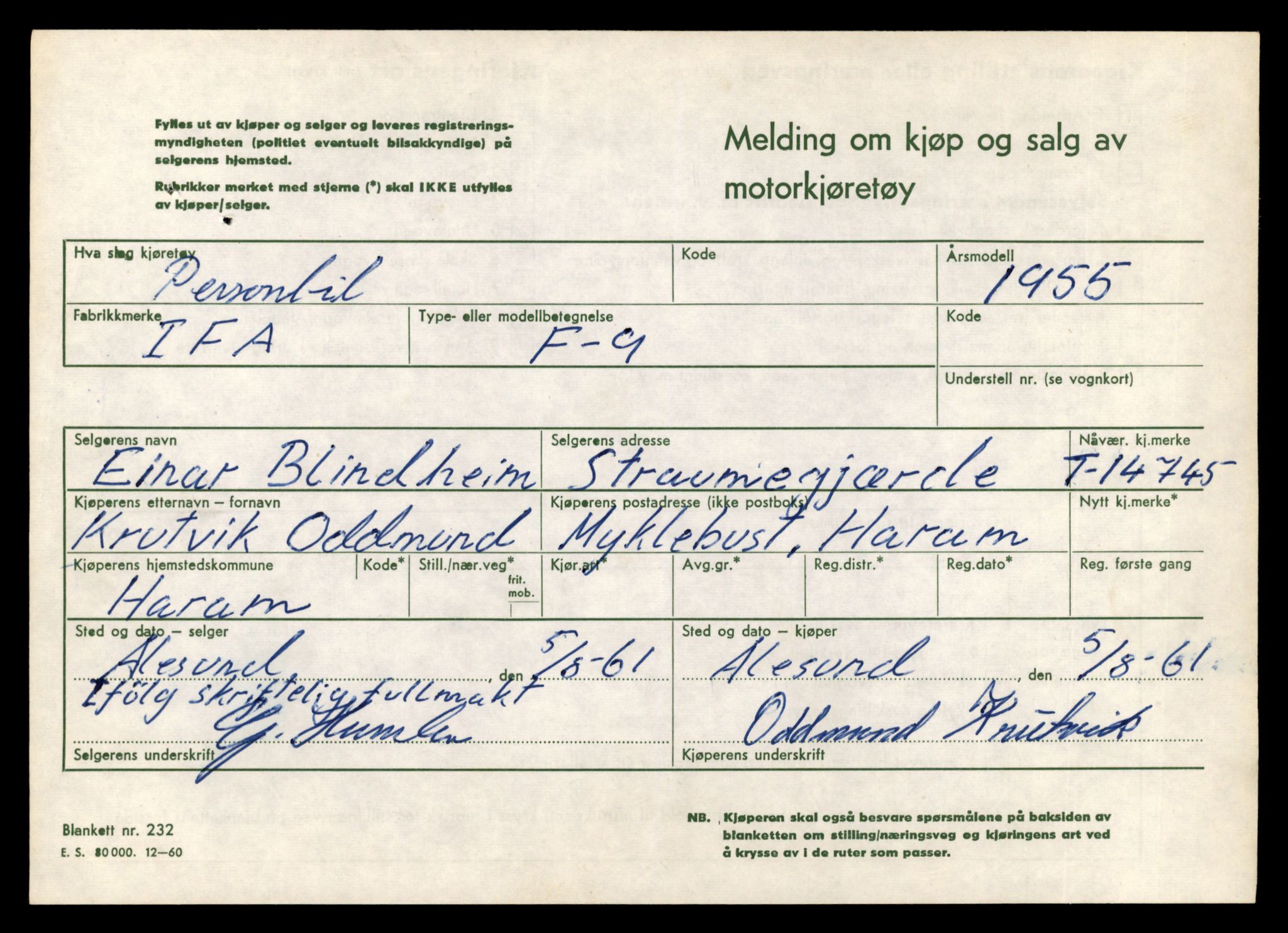 Møre og Romsdal vegkontor - Ålesund trafikkstasjon, AV/SAT-A-4099/F/Fe/L0048: Registreringskort for kjøretøy T 14721 - T 14863, 1927-1998, s. 505
