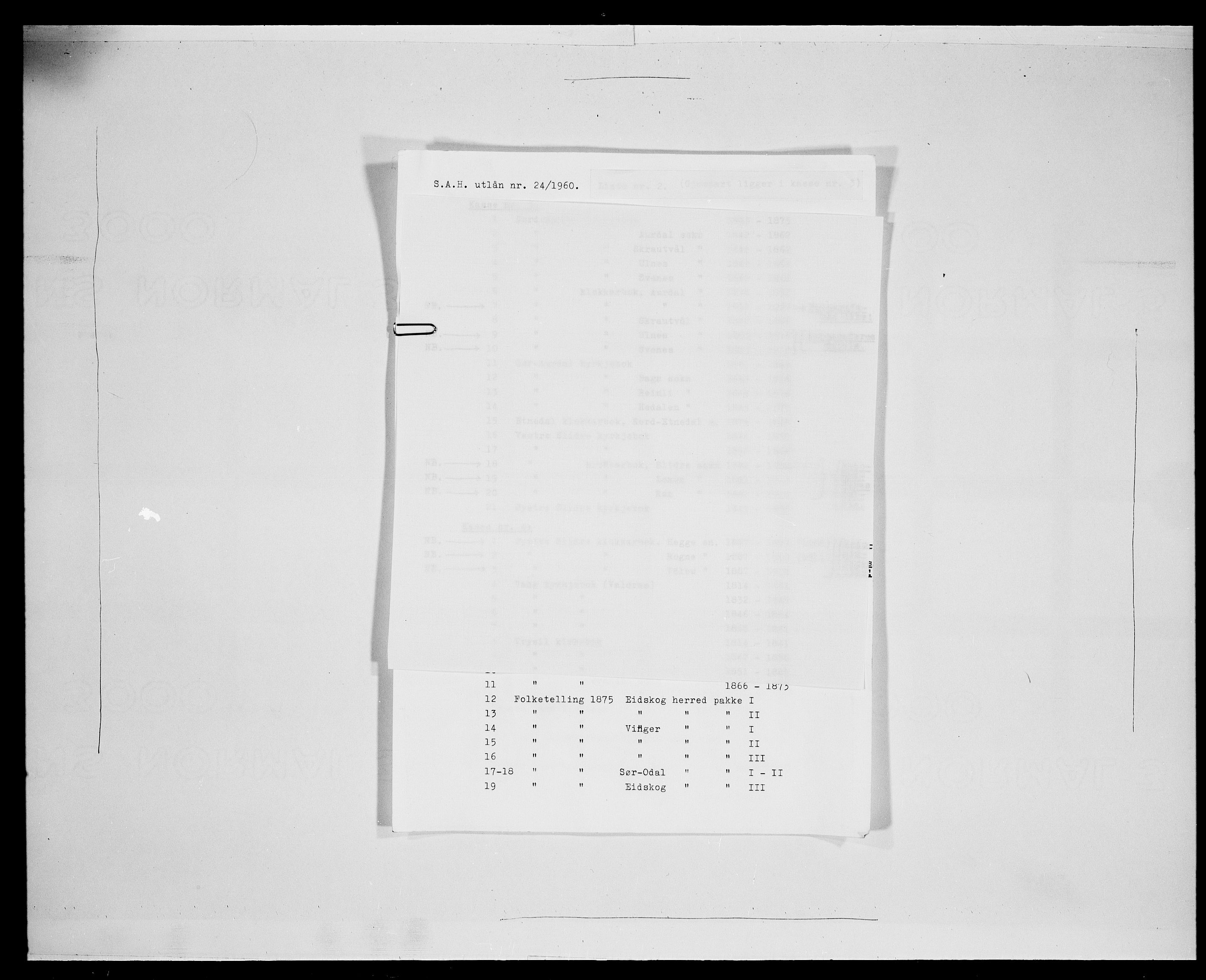 SAH, Folketelling 1875 for 0420P Eidskog prestegjeld, 1875, s. 838
