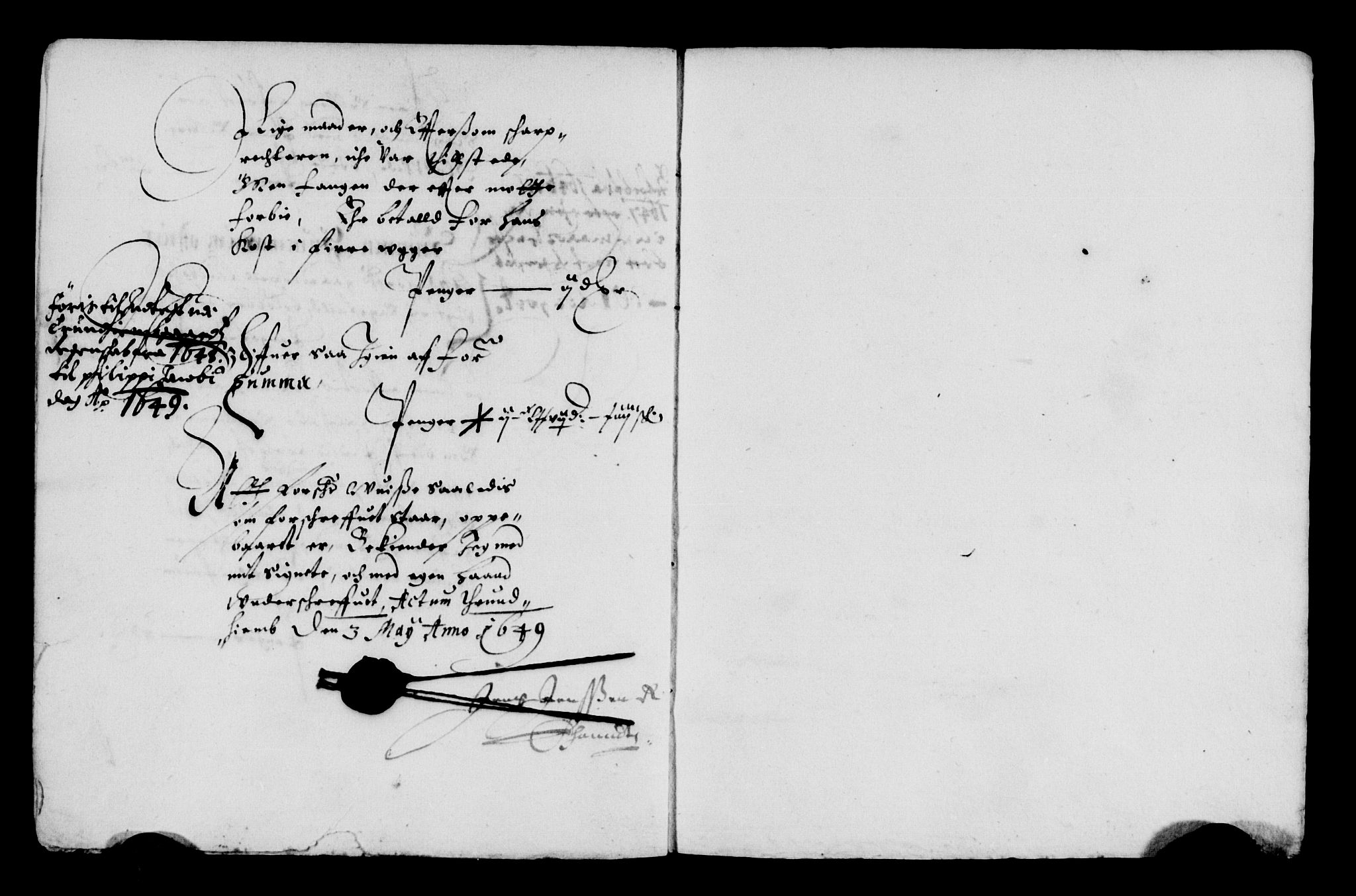 Rentekammeret inntil 1814, Reviderte regnskaper, Lensregnskaper, AV/RA-EA-5023/R/Rb/Rbw/L0092: Trondheim len, 1647-1649