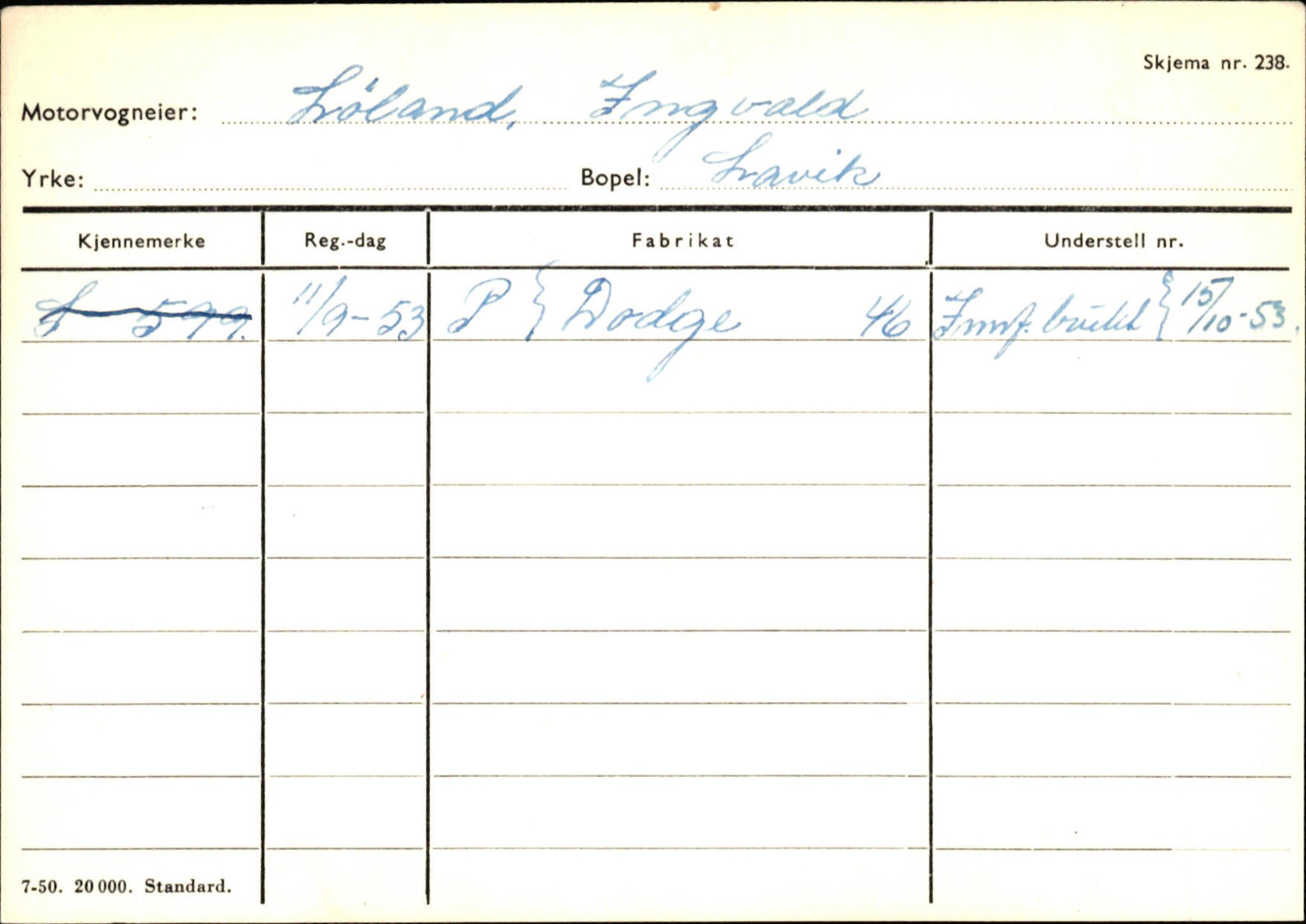 Statens vegvesen, Sogn og Fjordane vegkontor, AV/SAB-A-5301/4/F/L0130: Eigarregister Eid T-Å. Høyanger A-O, 1945-1975, s. 2048