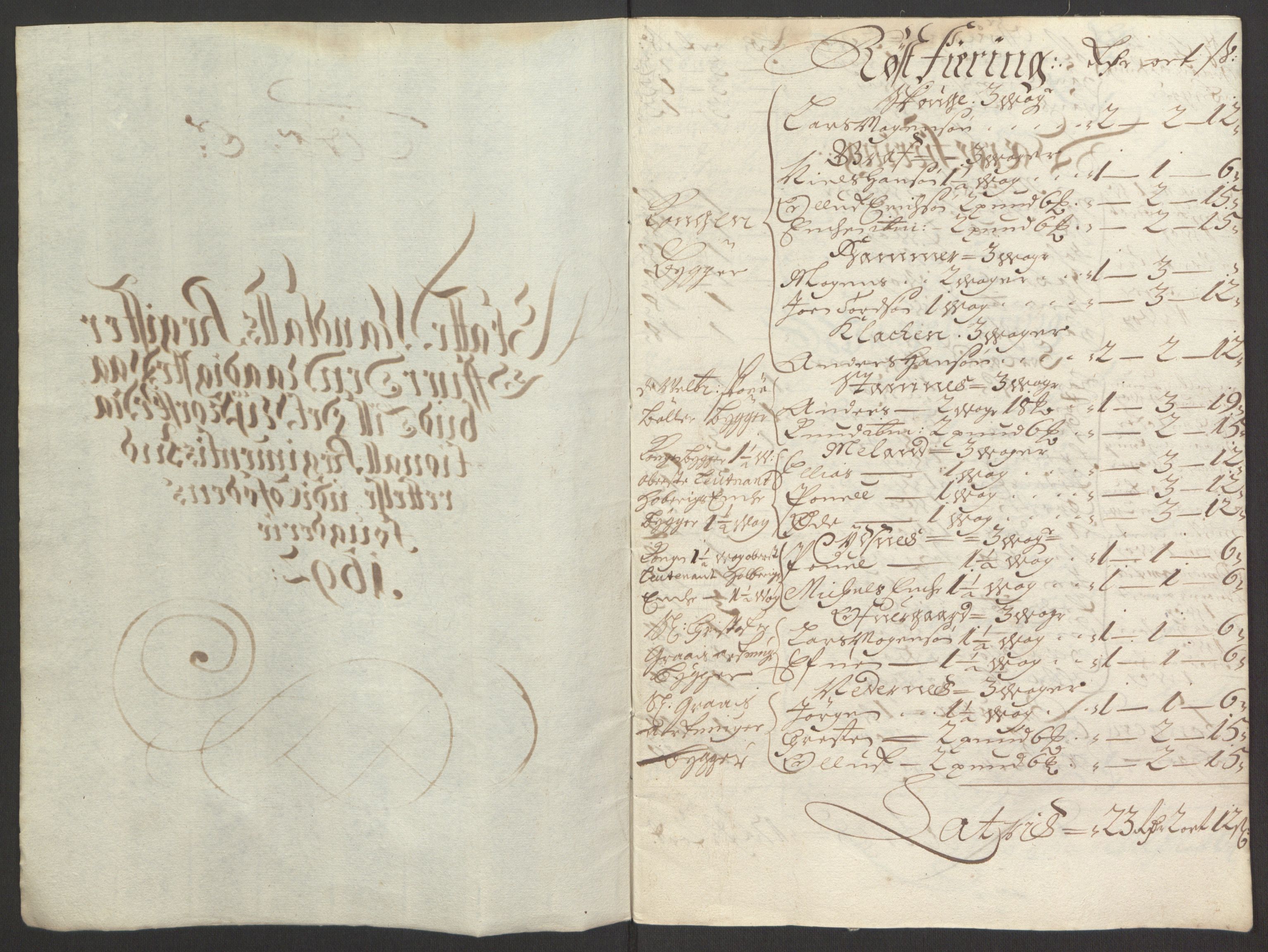 Rentekammeret inntil 1814, Reviderte regnskaper, Fogderegnskap, AV/RA-EA-4092/R67/L4675: Fogderegnskap Vesterålen, Andenes og Lofoten, 1691-1693, s. 151